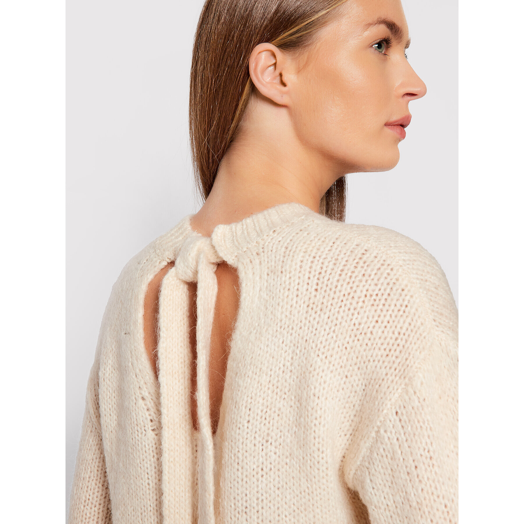 Vero Moda Пуловер Darya 10253226 Бежов Relaxed Fit - Pepit.bg