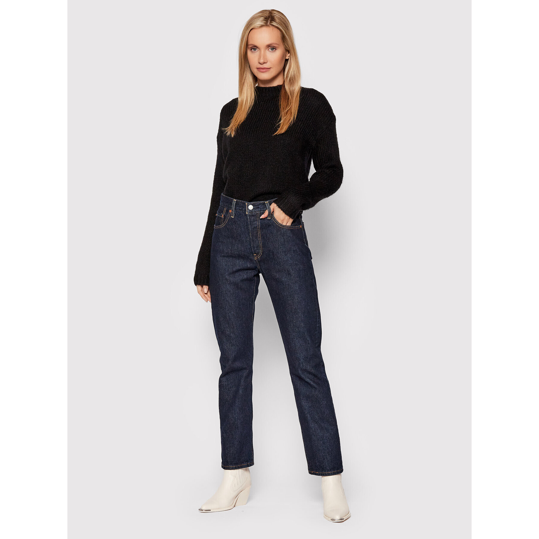 Vero Moda Пуловер Darya 10253226 Черен Regular Fit - Pepit.bg