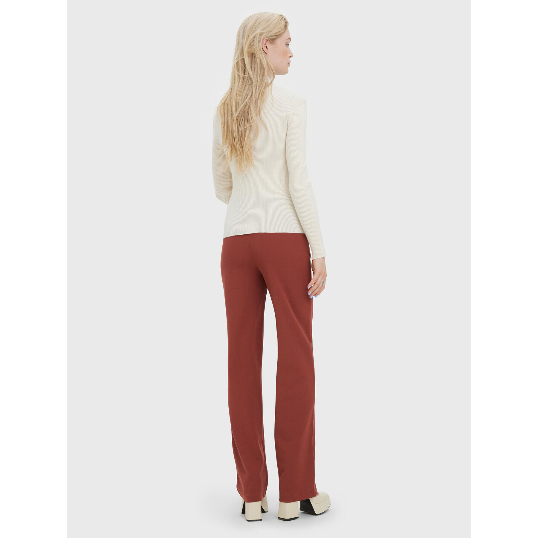 Vero Moda Пуловер Evie 10269110 Екрю Slim Fit - Pepit.bg