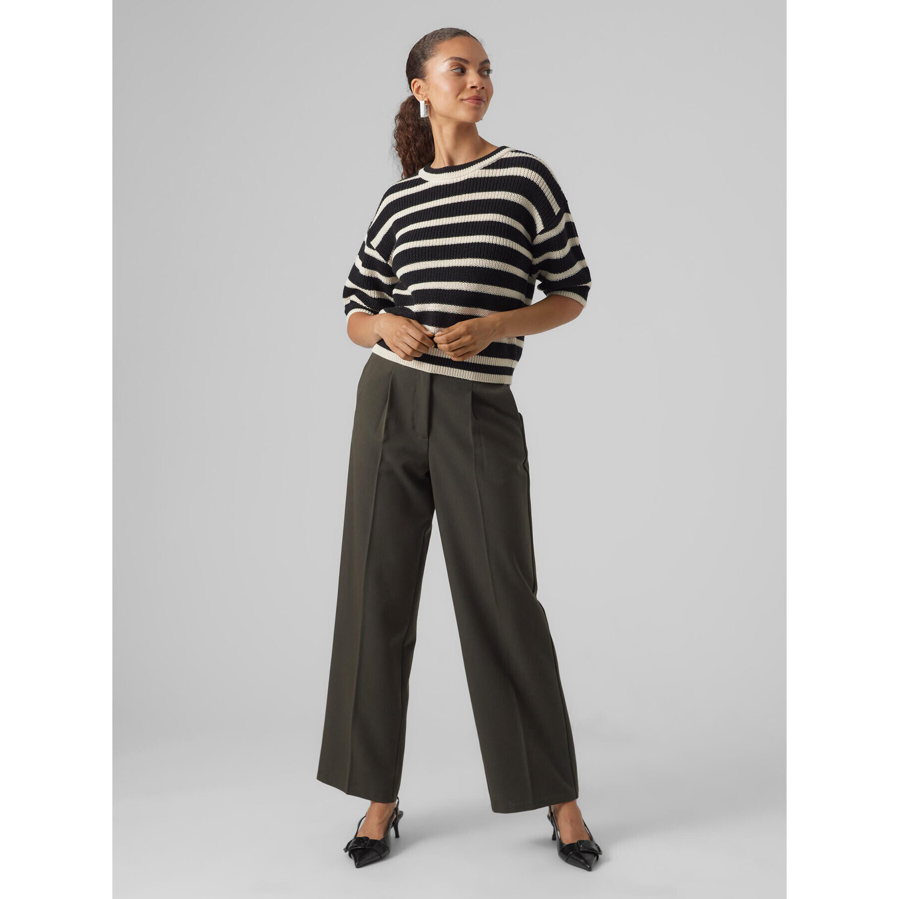 Vero Moda Пуловер Fabulous 10297808 Черен Regular Fit - Pepit.bg