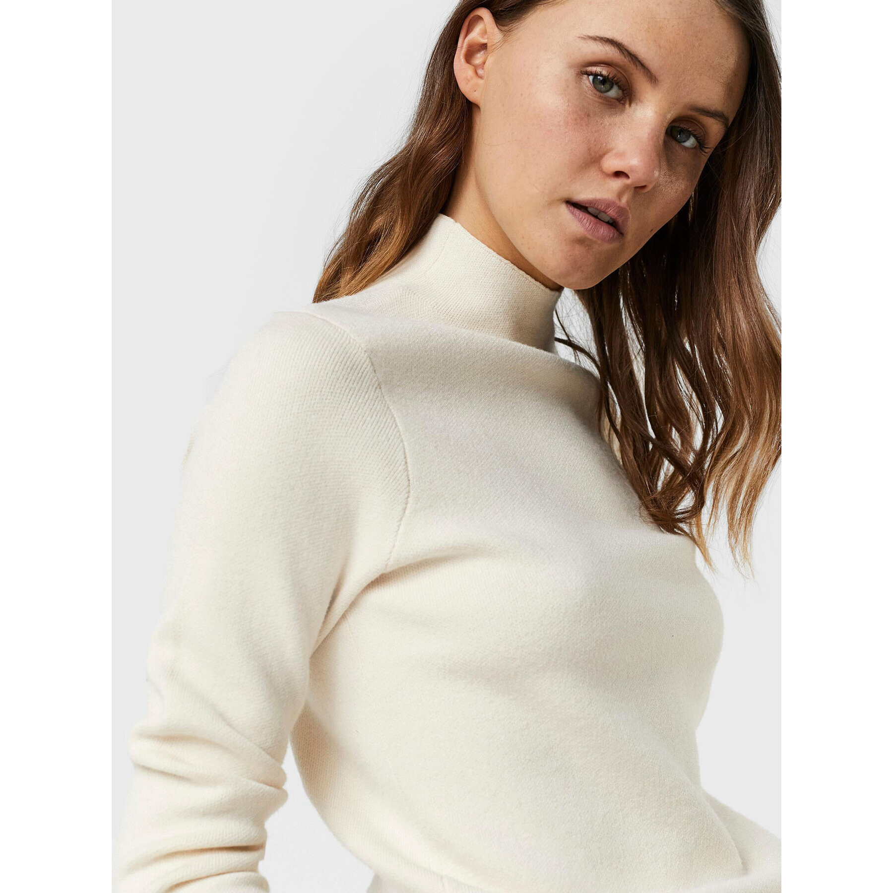 Vero Moda Пуловер Gold 10257153 Бежов Regular Fit - Pepit.bg
