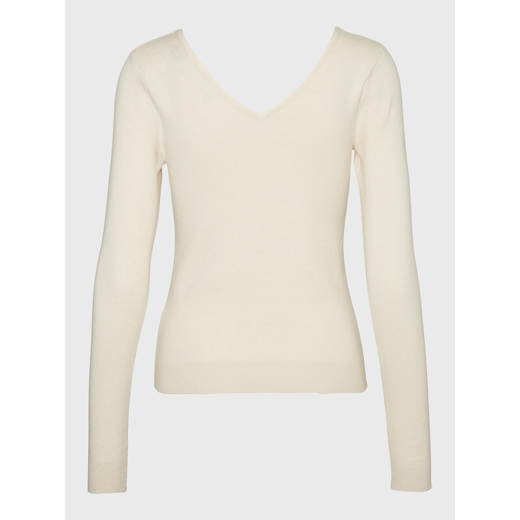 Vero Moda Пуловер Gold 10257154 Бежов Slim Fit - Pepit.bg