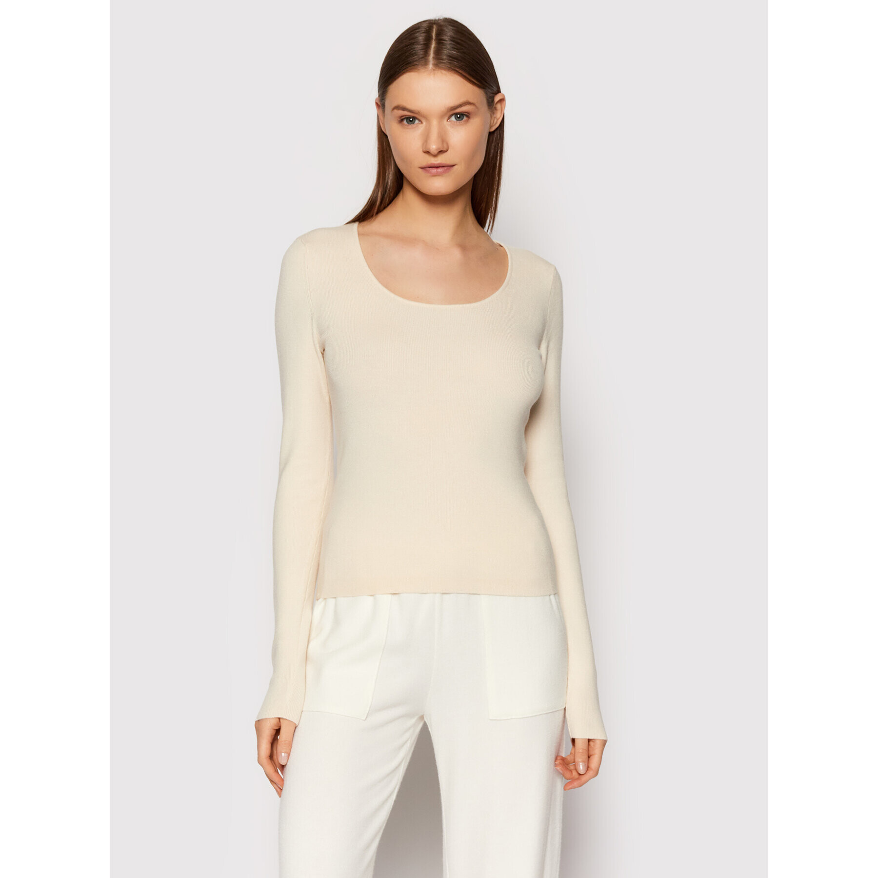 Vero Moda Пуловер Gold 10257155 Бежов Regular Fit - Pepit.bg