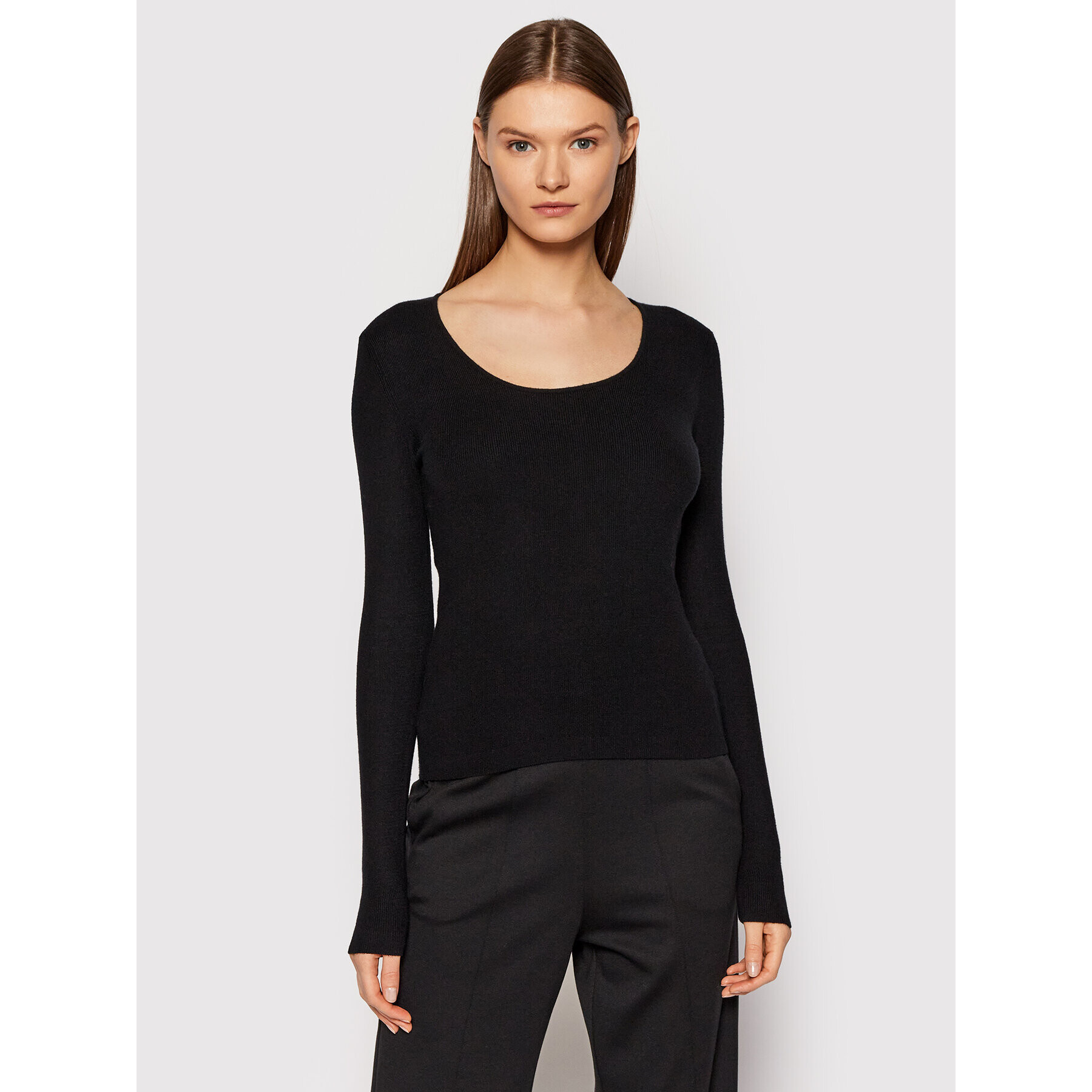 Vero Moda Пуловер Gold 10257155 Черен Regular Fit - Pepit.bg