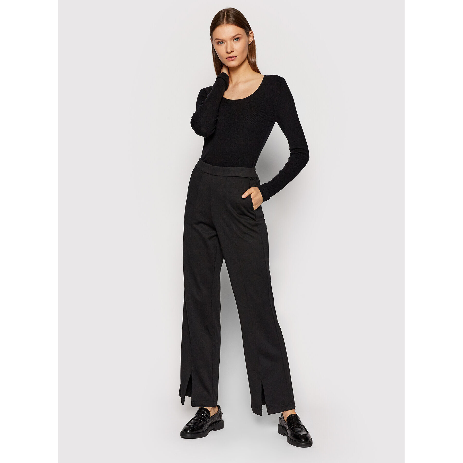 Vero Moda Пуловер Gold 10257155 Черен Regular Fit - Pepit.bg