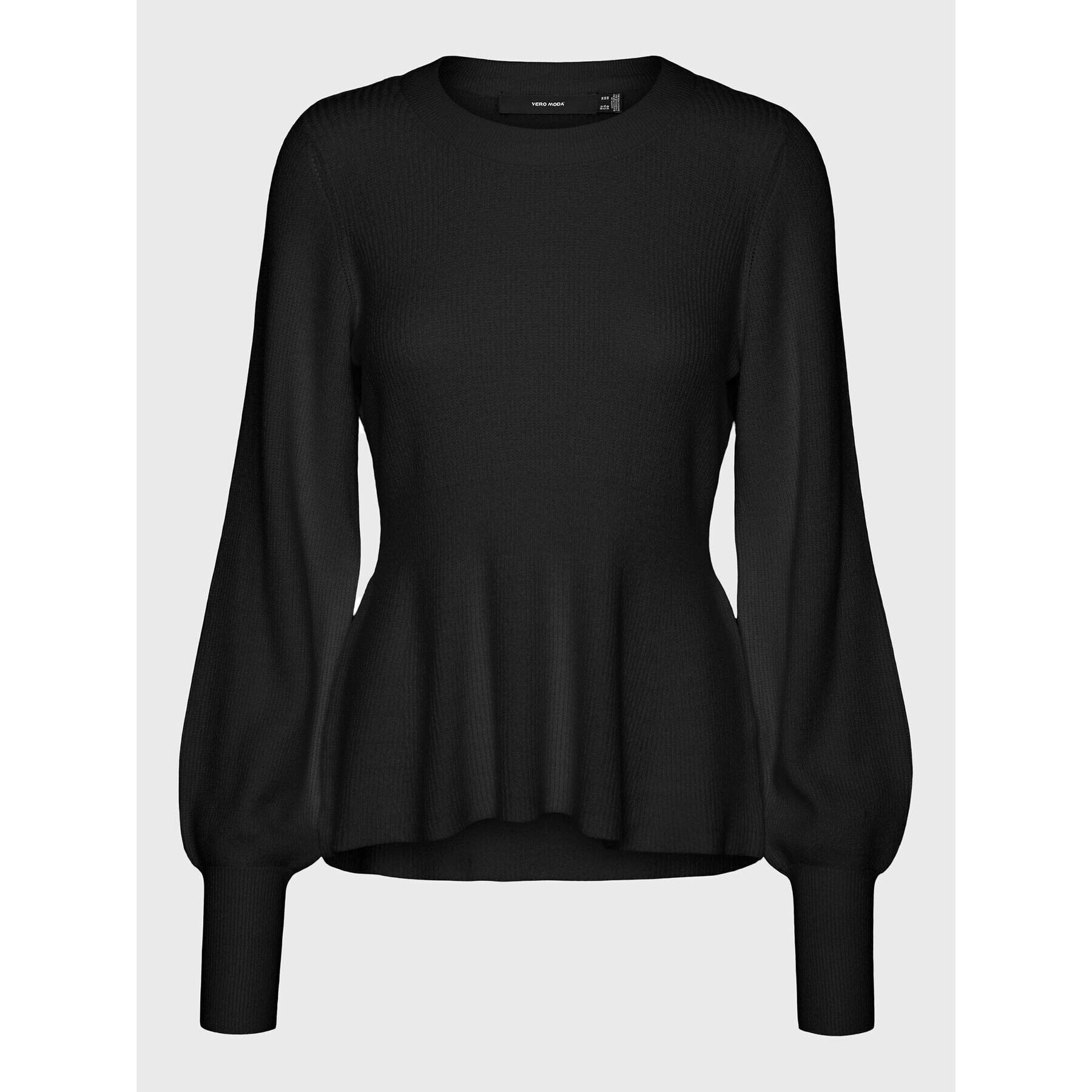 Vero Moda Пуловер Holly 10268921 Черен Regular Fit - Pepit.bg