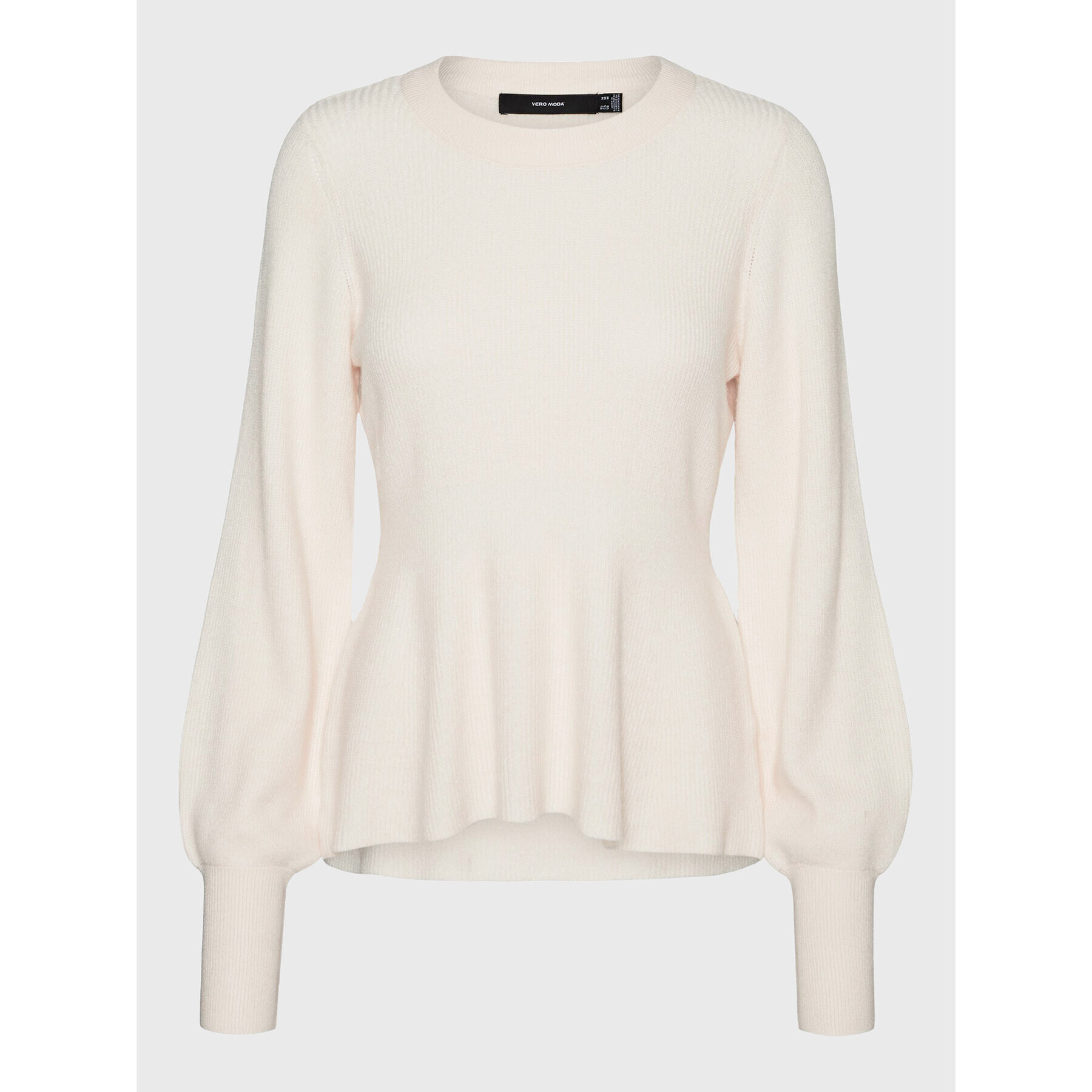 Vero Moda Пуловер Holly 10268921 Екрю Regular Fit - Pepit.bg