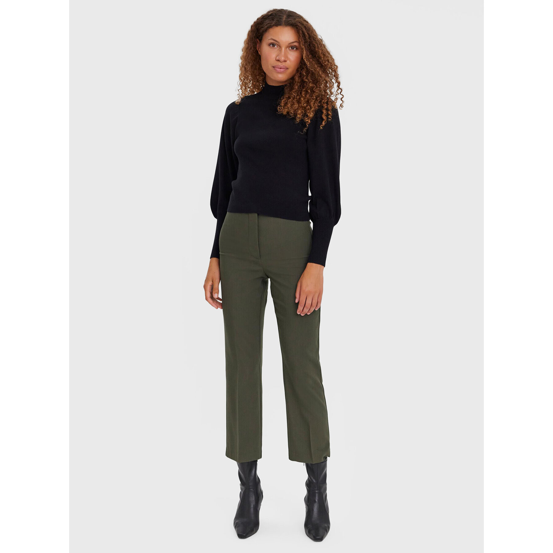 Vero Moda Пуловер Holly Karis 10268022 Черен Regular Fit - Pepit.bg