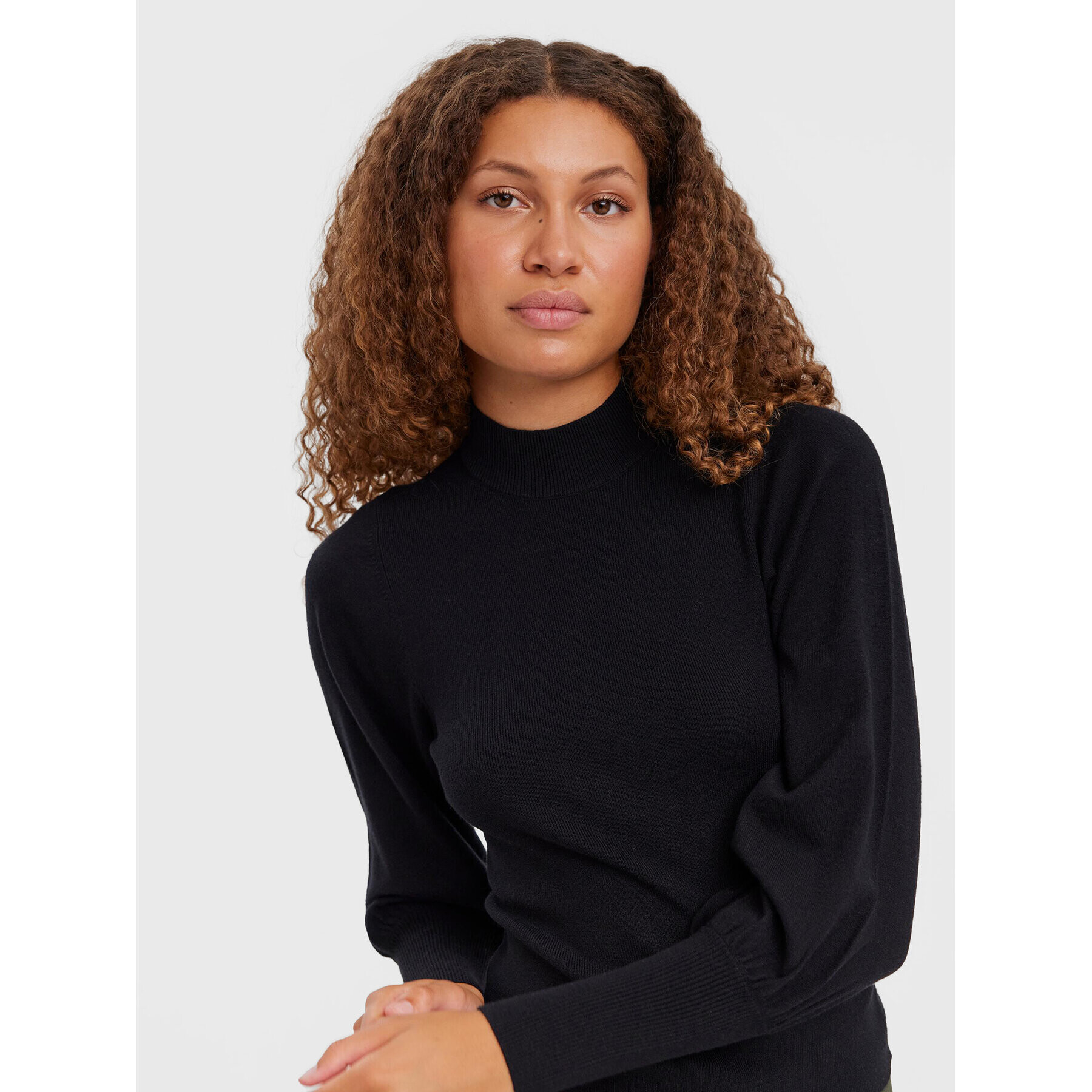 Vero Moda Пуловер Holly Karis 10268022 Черен Regular Fit - Pepit.bg