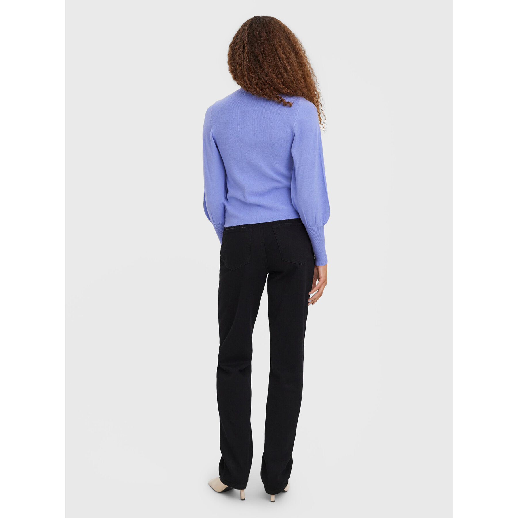 Vero Moda Пуловер Holly Karis 10268022 Виолетов Regular Fit - Pepit.bg