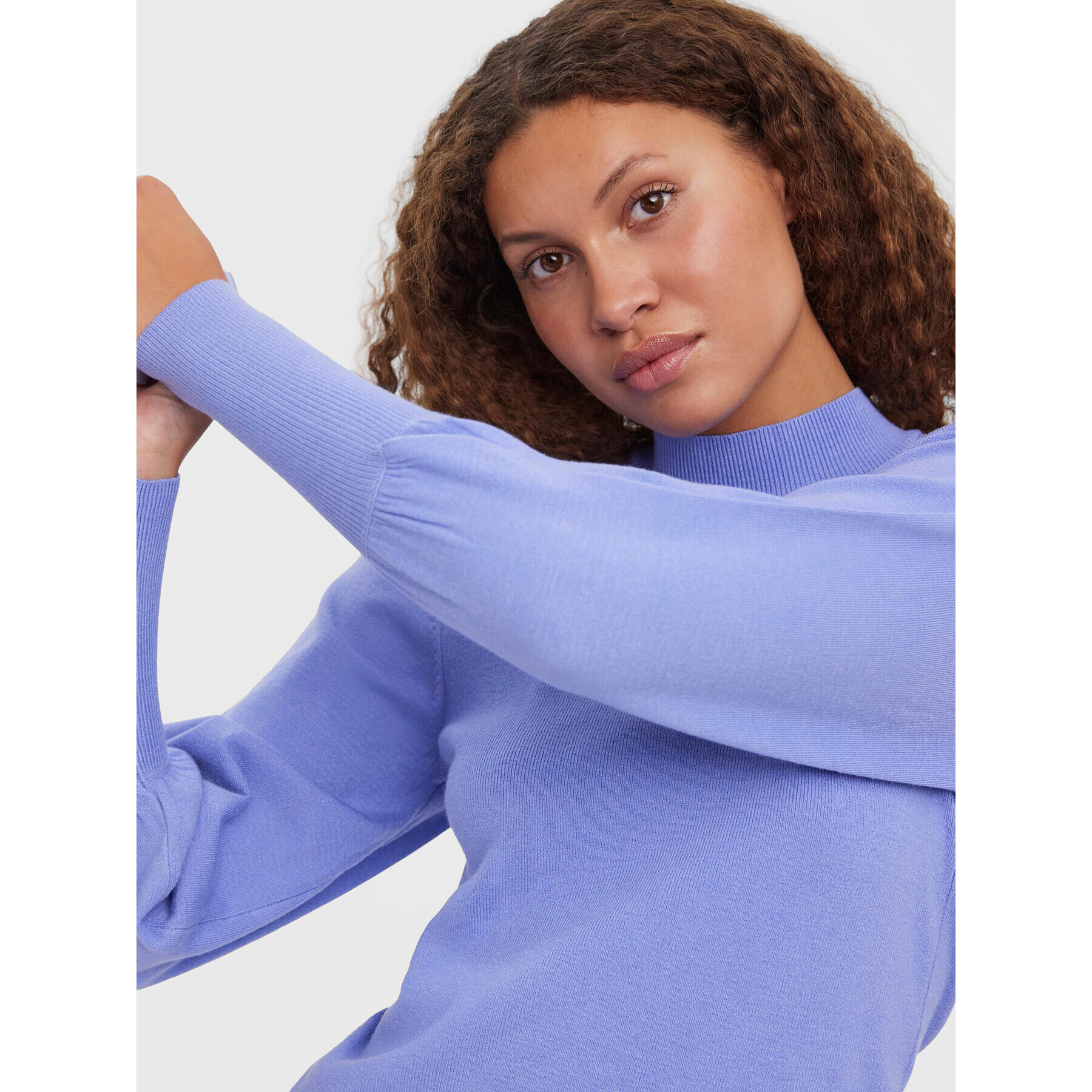 Vero Moda Пуловер Holly Karis 10268022 Виолетов Regular Fit - Pepit.bg
