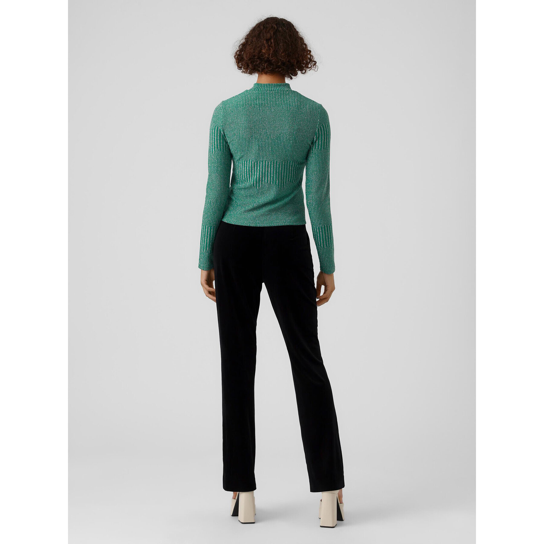 Vero Moda Пуловер Karita 10276592 Зелен Regular Fit - Pepit.bg