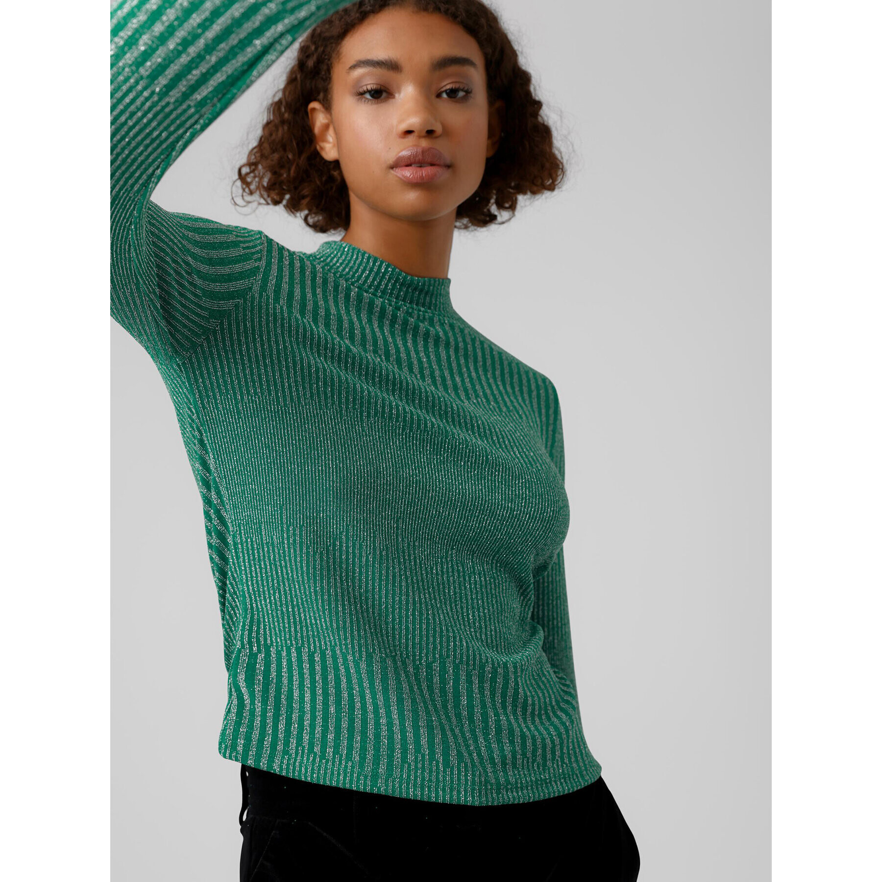 Vero Moda Пуловер Karita 10276592 Зелен Regular Fit - Pepit.bg