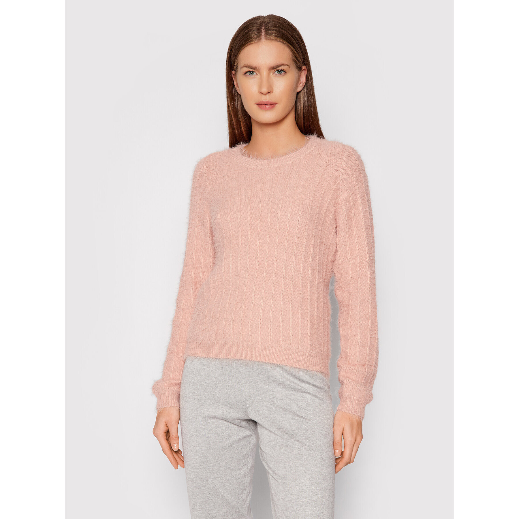 Vero Moda Пуловер Lapoilu 10253129 Розов Regular Fit - Pepit.bg
