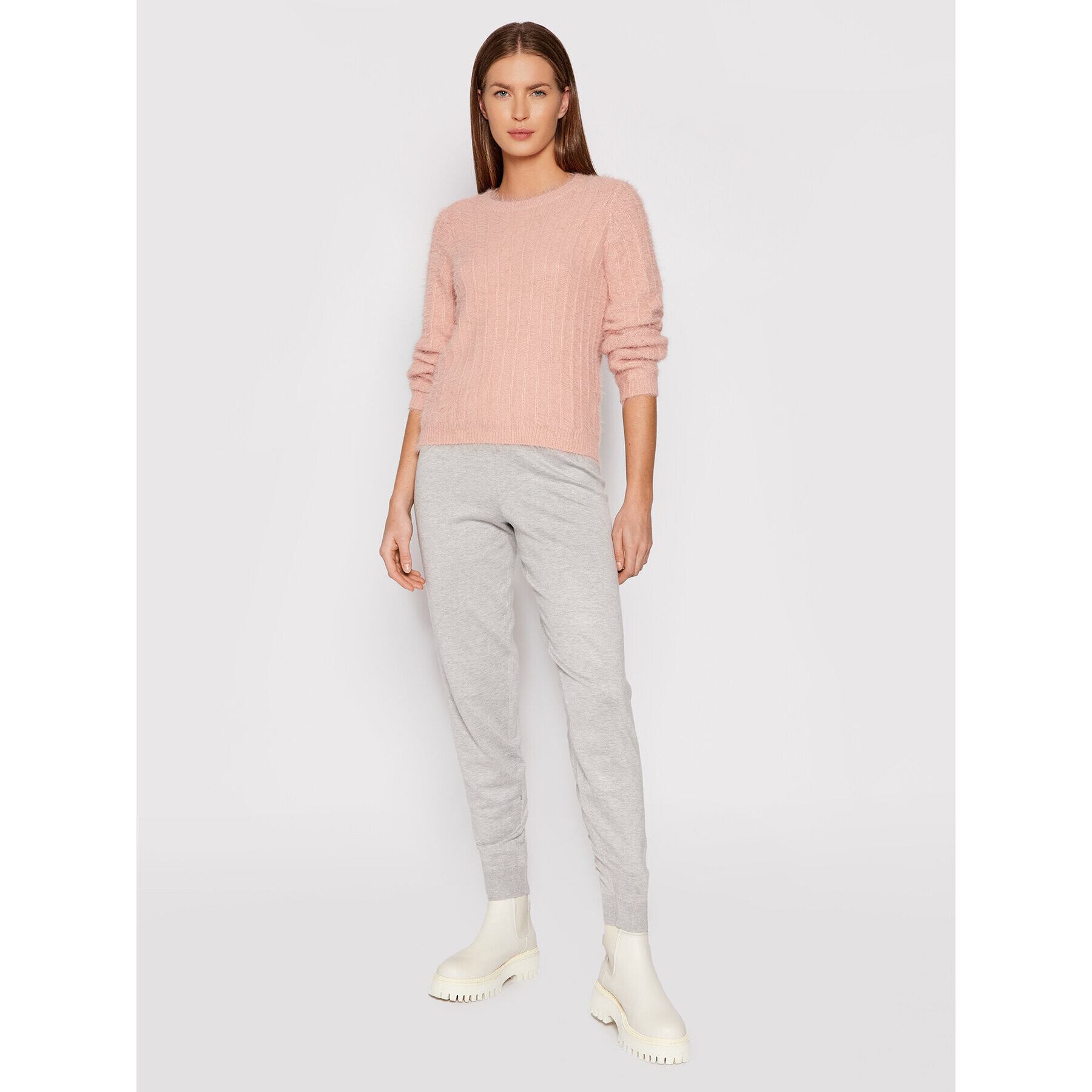 Vero Moda Пуловер Lapoilu 10253129 Розов Regular Fit - Pepit.bg