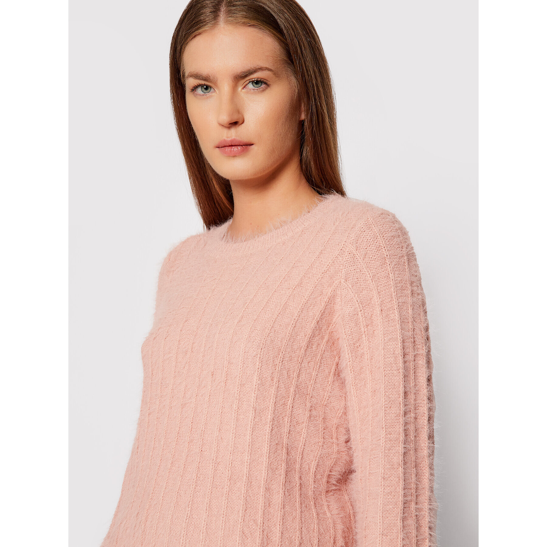 Vero Moda Пуловер Lapoilu 10253129 Розов Regular Fit - Pepit.bg