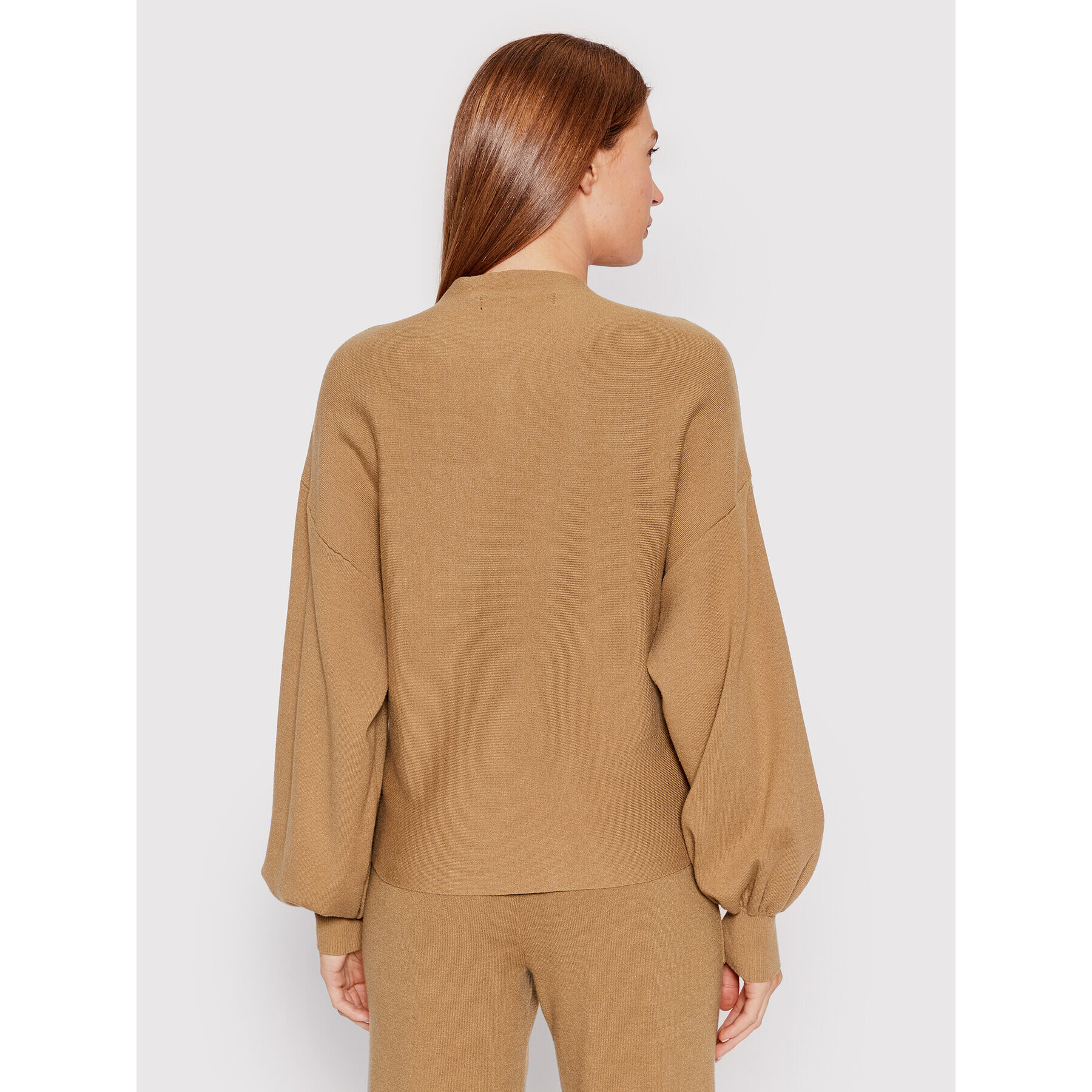 Vero Moda Пуловер Nancy 10260585 Кафяв Regular Fit - Pepit.bg