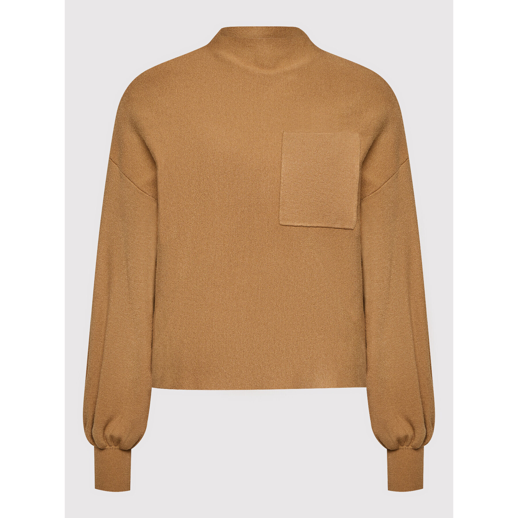 Vero Moda Пуловер Nancy 10260585 Кафяв Regular Fit - Pepit.bg