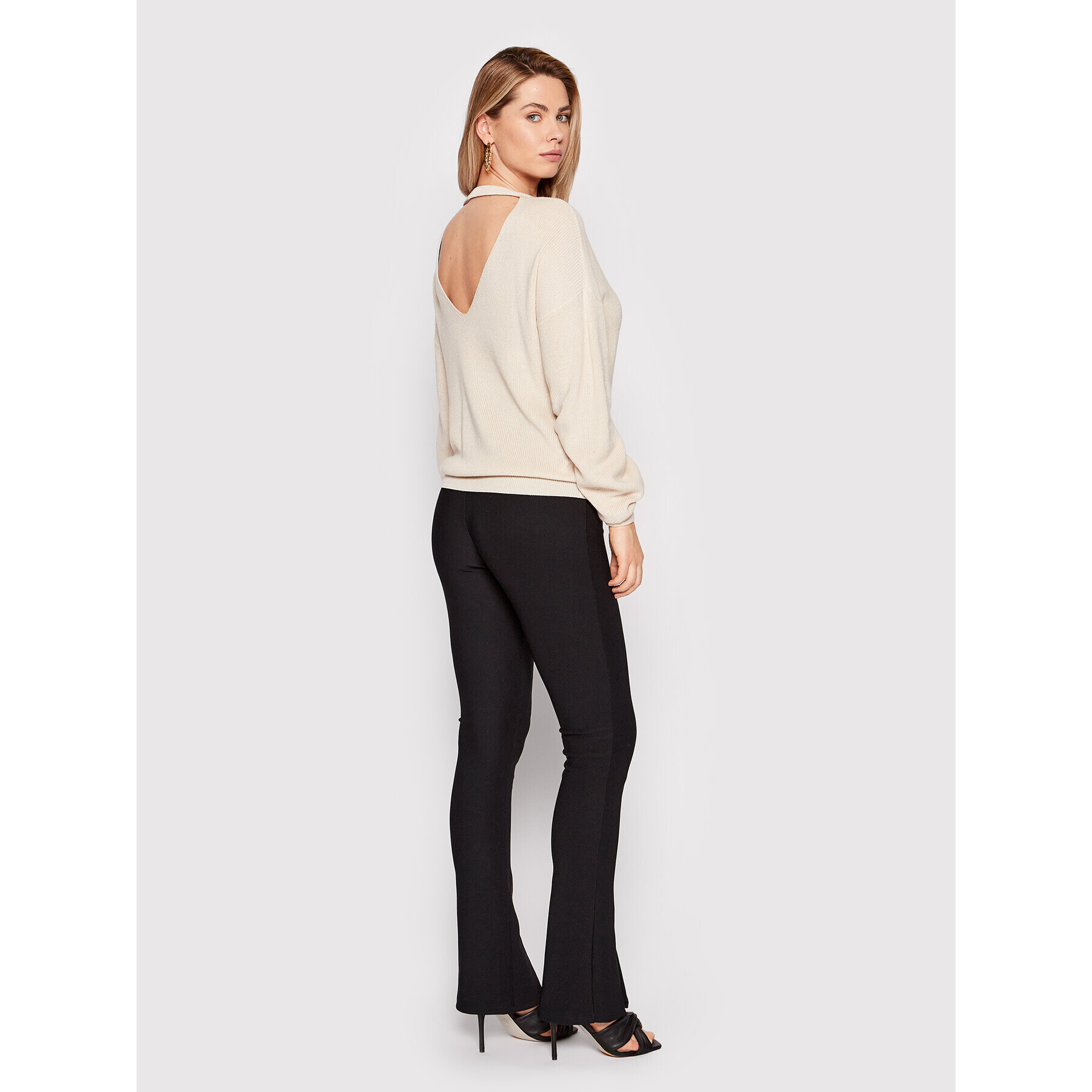 Vero Moda Пуловер New Lex Sun 10260391 Екрю Relaxed Fit - Pepit.bg