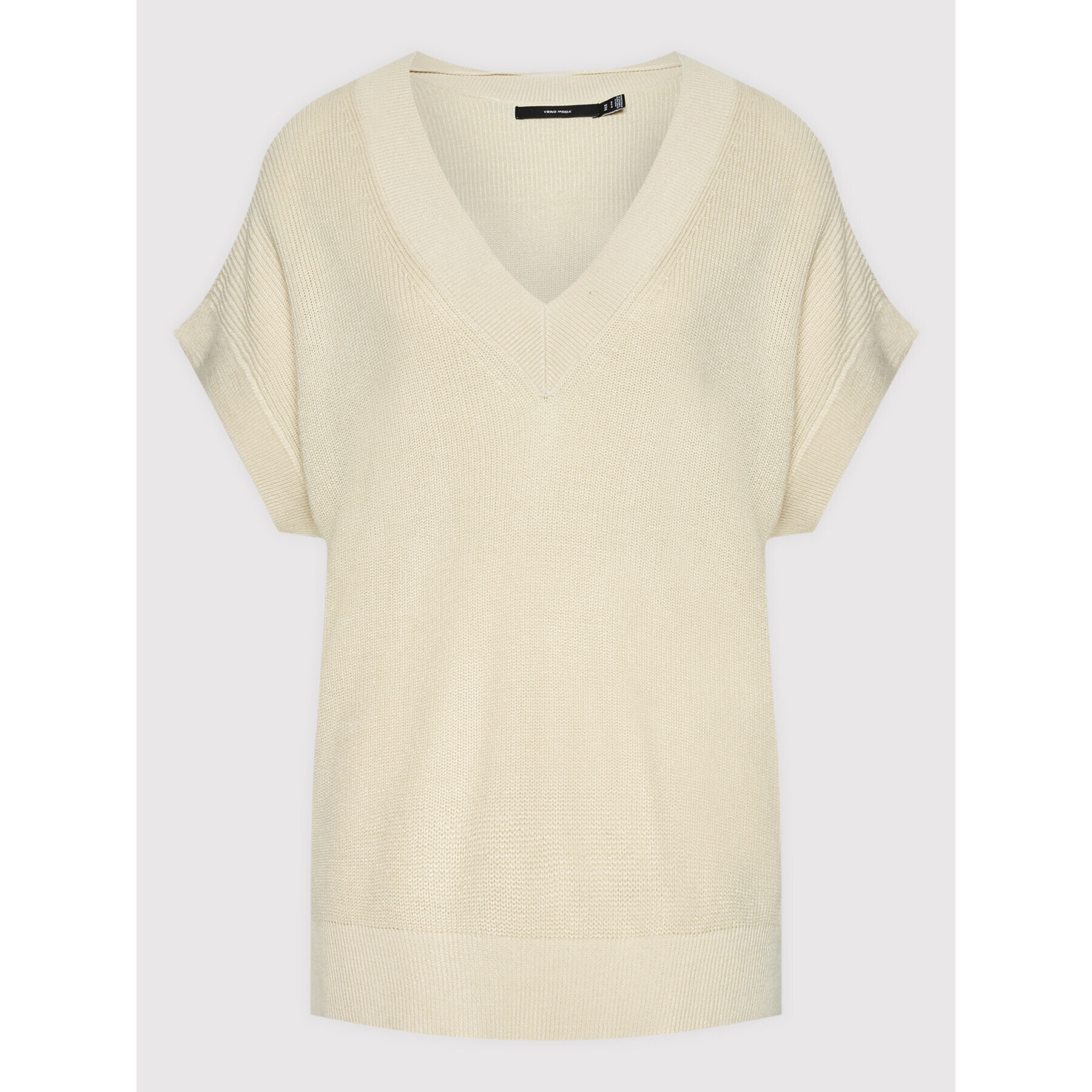 Vero Moda Пуловер New Lex Sun 10261277 Бежов Regular Fit - Pepit.bg