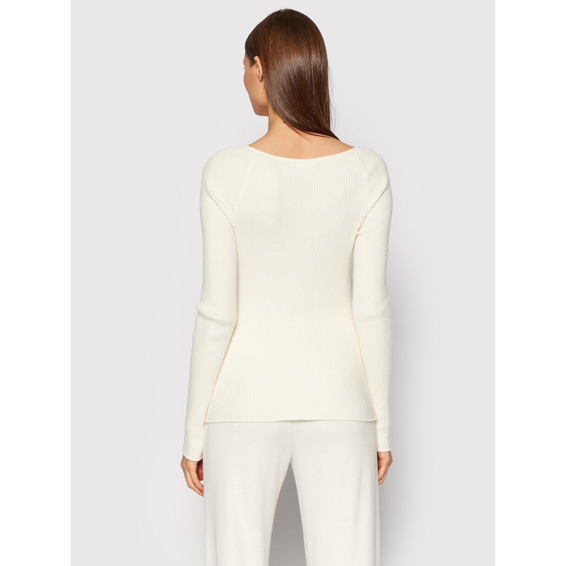 Vero Moda Пуловер Sylvia 10257349 Бежов Slim Fit - Pepit.bg