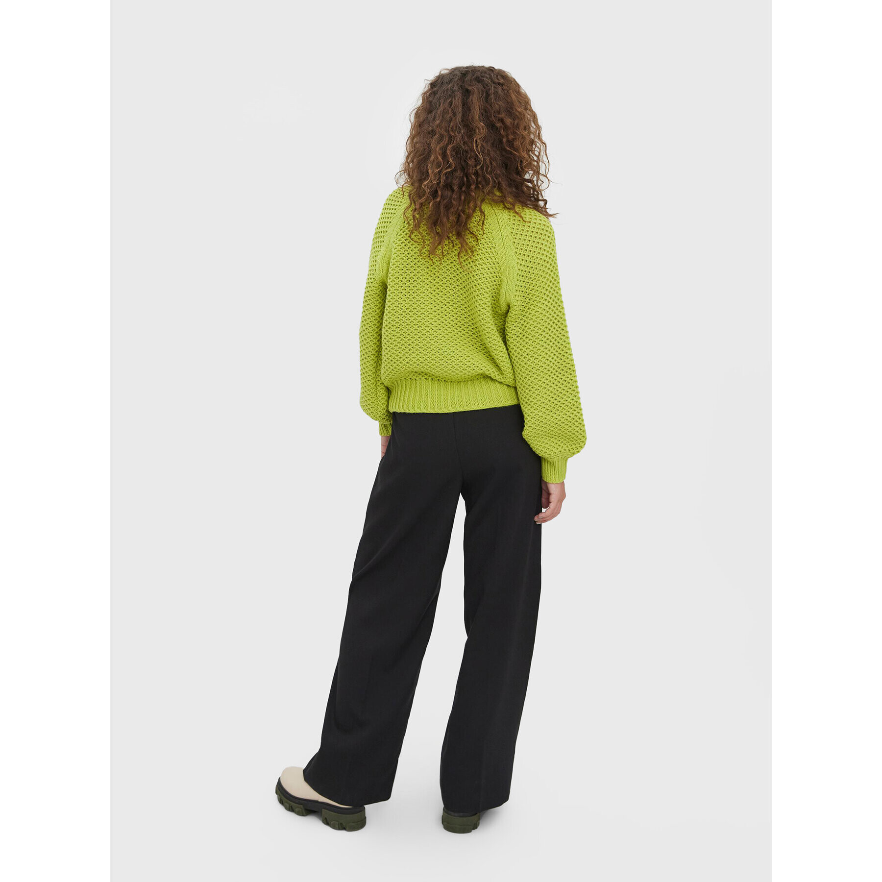 Vero Moda Пуловер Vertie 10271197 Зелен Relaxed Fit - Pepit.bg