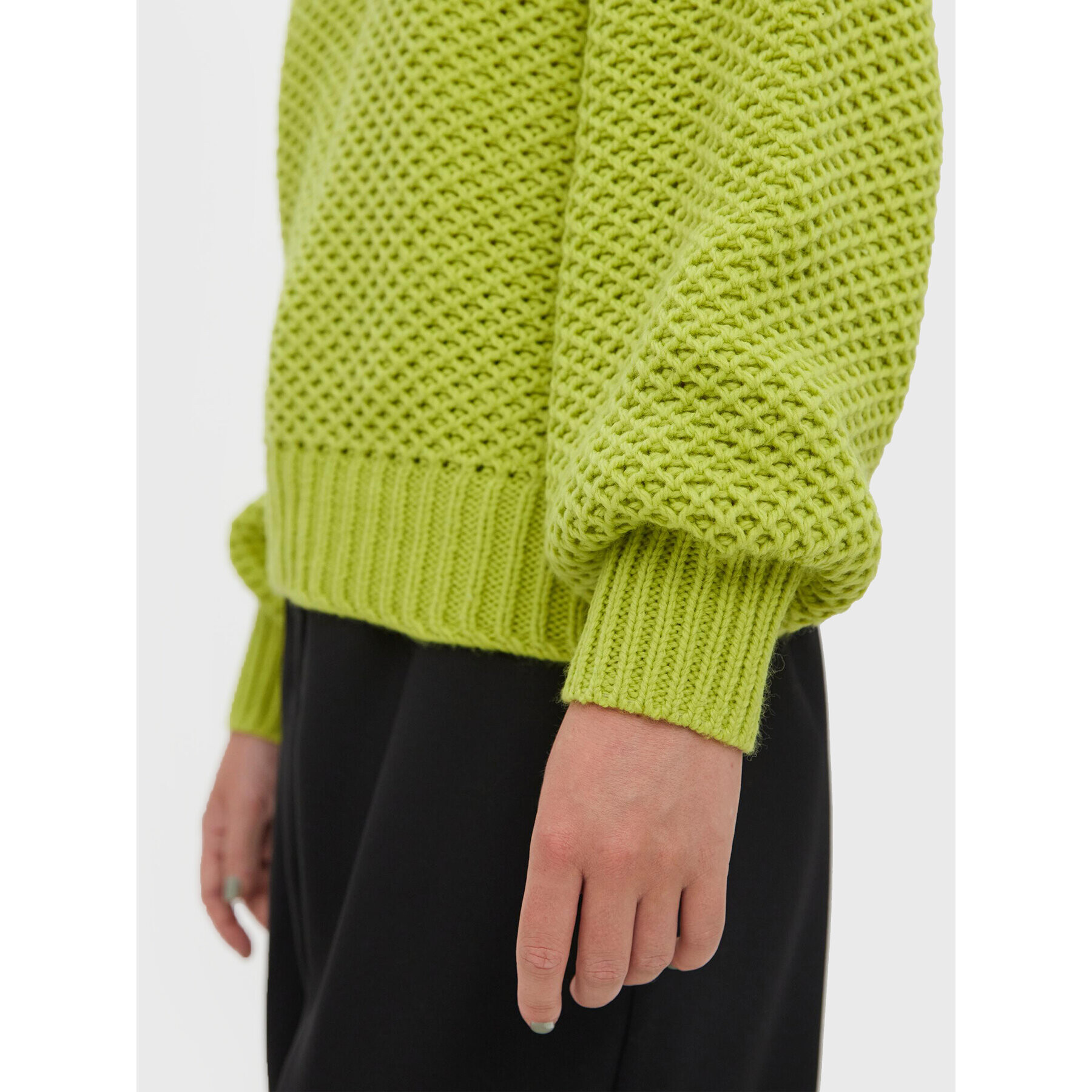 Vero Moda Пуловер Vertie 10271197 Зелен Relaxed Fit - Pepit.bg