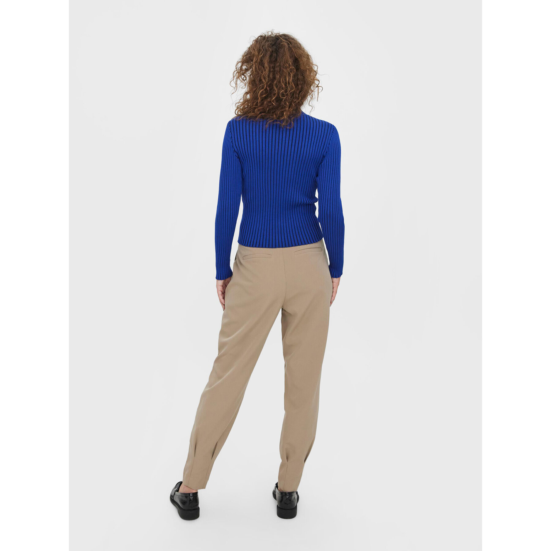Vero Moda Пуловер Willow 10271000 Тъмносин Slim Fit - Pepit.bg