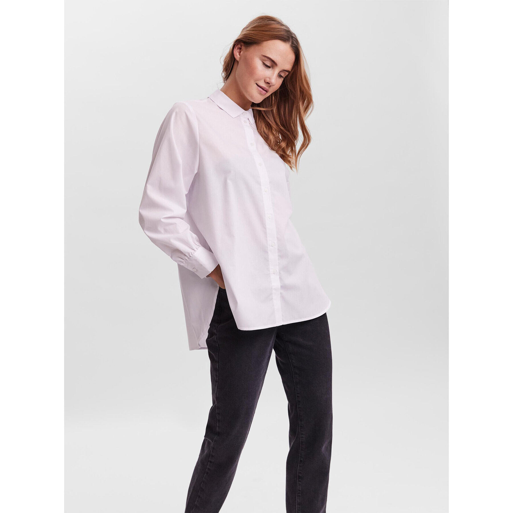 Vero Moda Риза 10264952 Бял Regular Fit - Pepit.bg