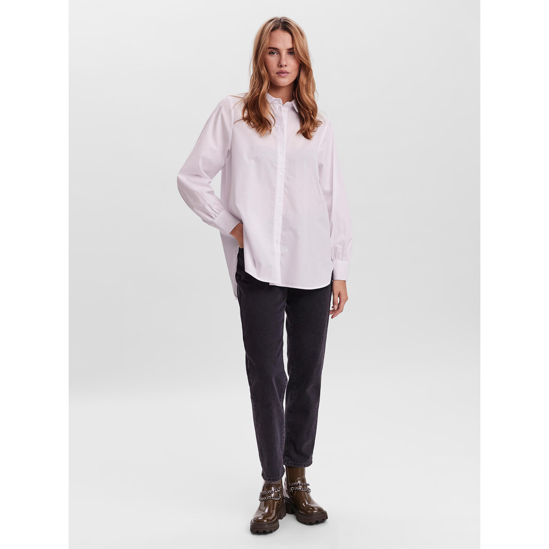 Vero Moda Риза 10264952 Бял Regular Fit - Pepit.bg