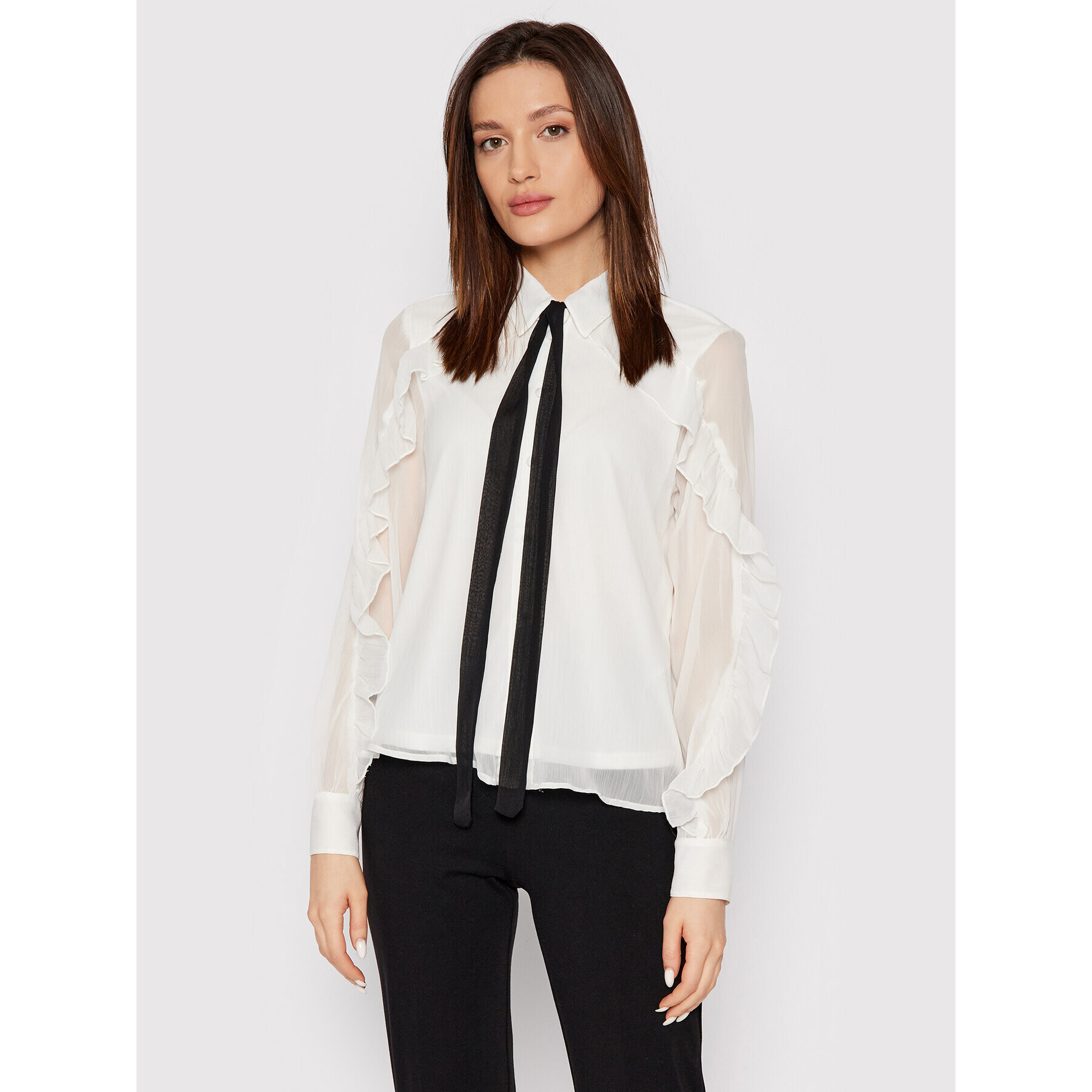 Vero Moda Риза Brielle 10268336 Бял Regular Fit - Pepit.bg