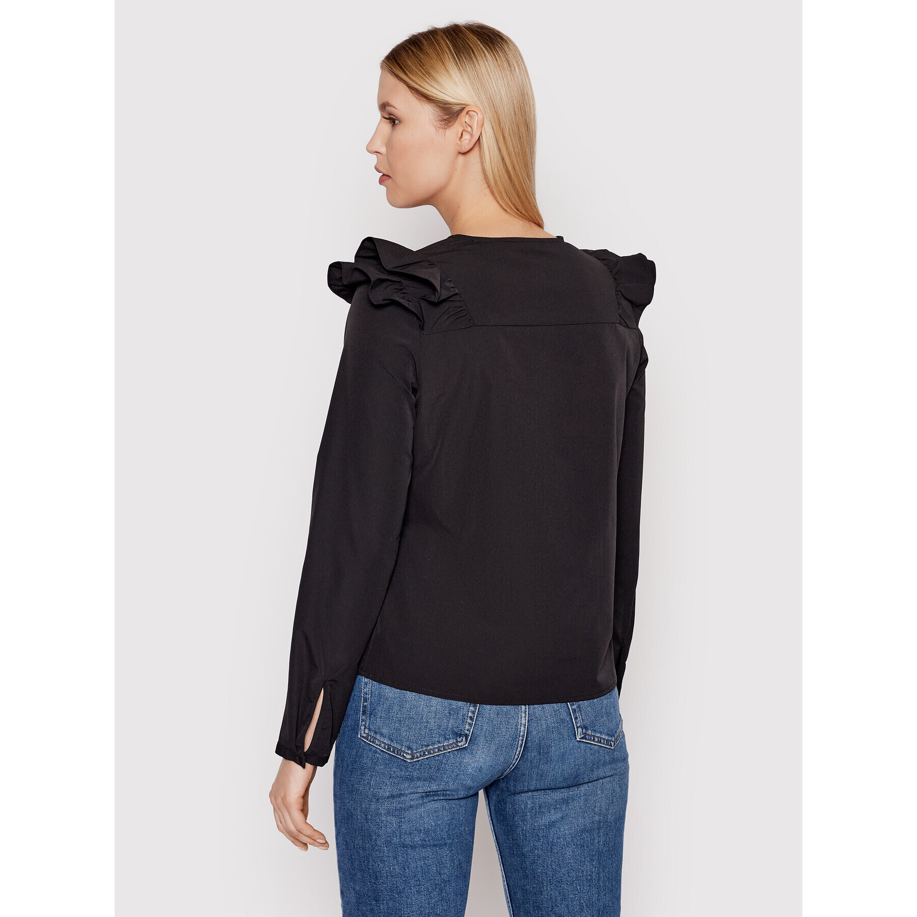 Vero Moda Риза Carmella 10267058 Черен Regular Fit - Pepit.bg