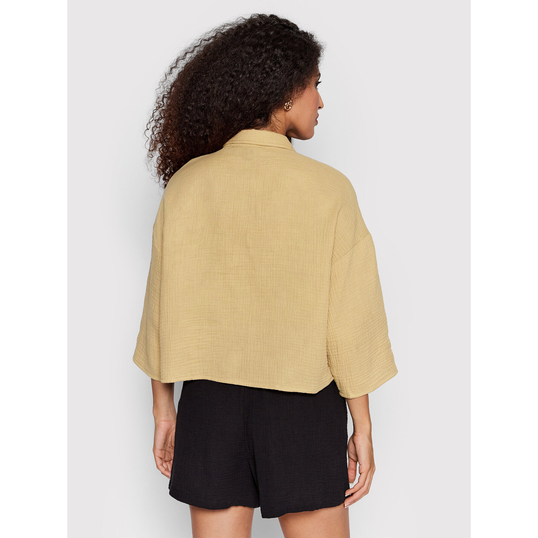 Vero Moda Риза Natali 10262929 Бежов Relaxed Fit - Pepit.bg