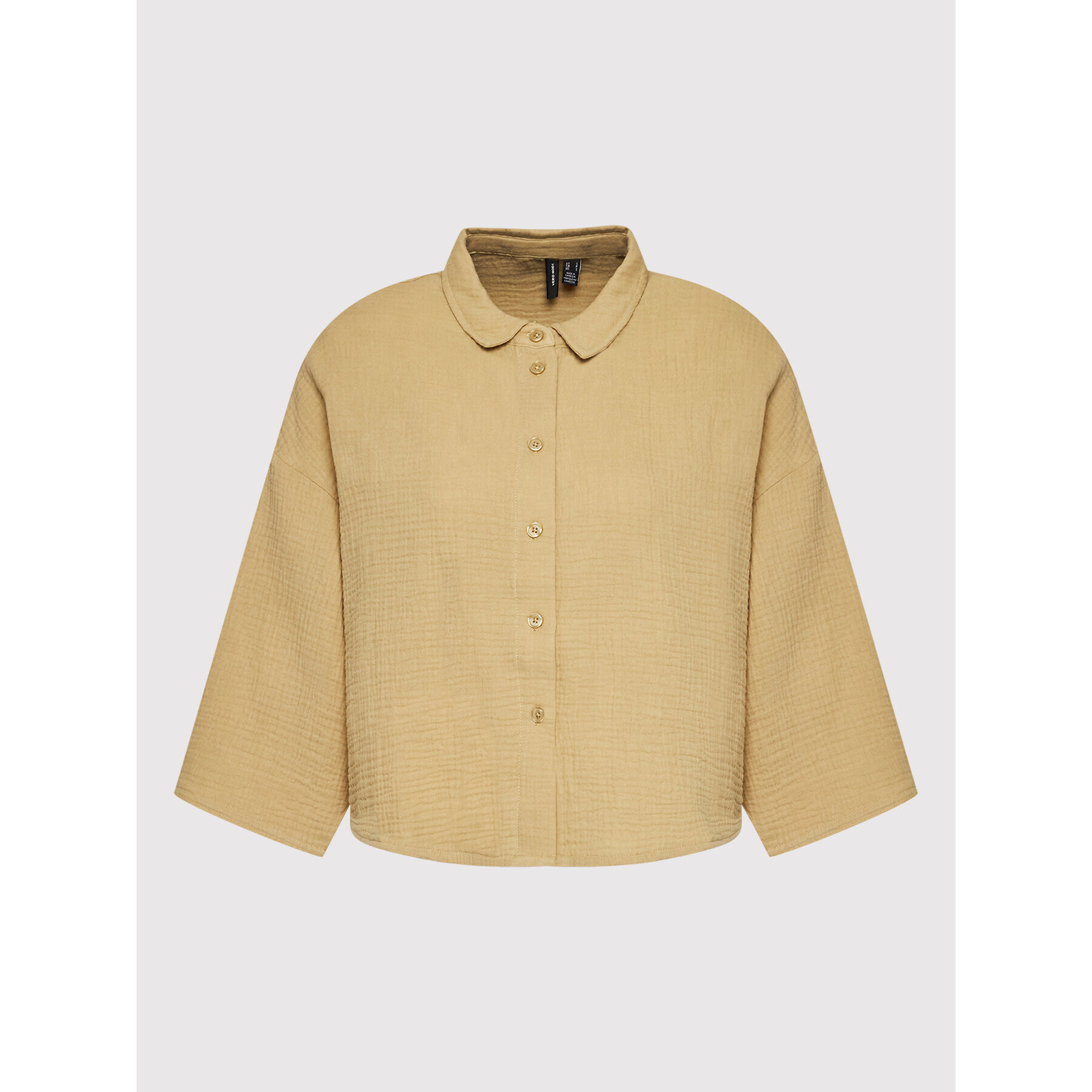 Vero Moda Риза Natali 10262929 Бежов Relaxed Fit - Pepit.bg