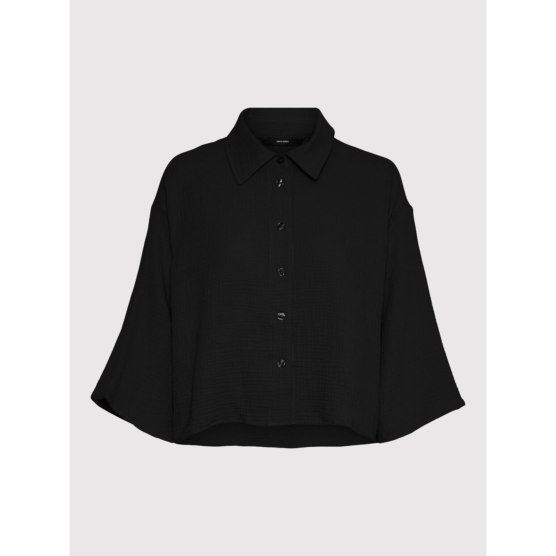 Vero Moda Риза Natali 10262929 Черен Relaxed Fit - Pepit.bg
