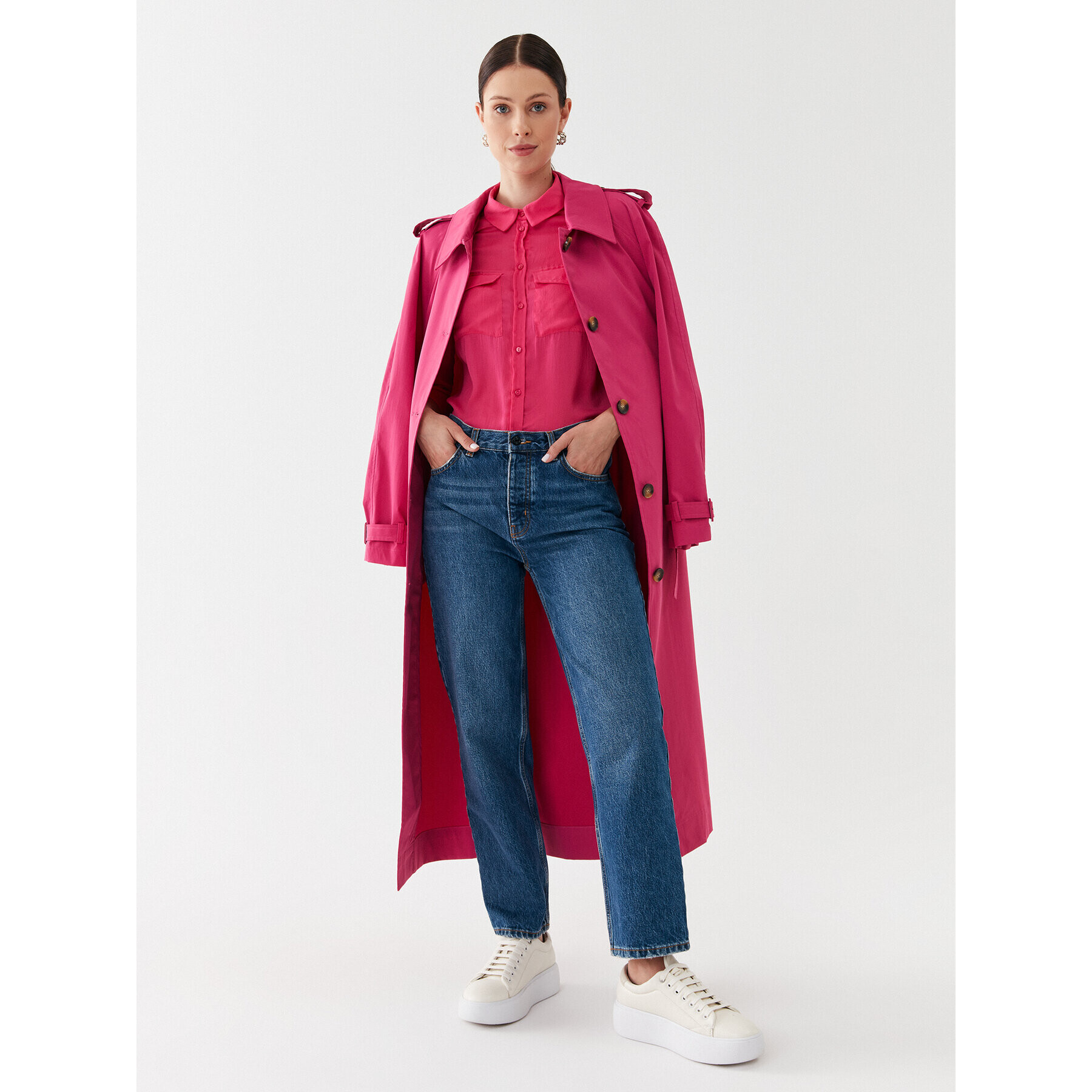 Vero Moda Риза Sunny 10260627 Розов Regular Fit - Pepit.bg