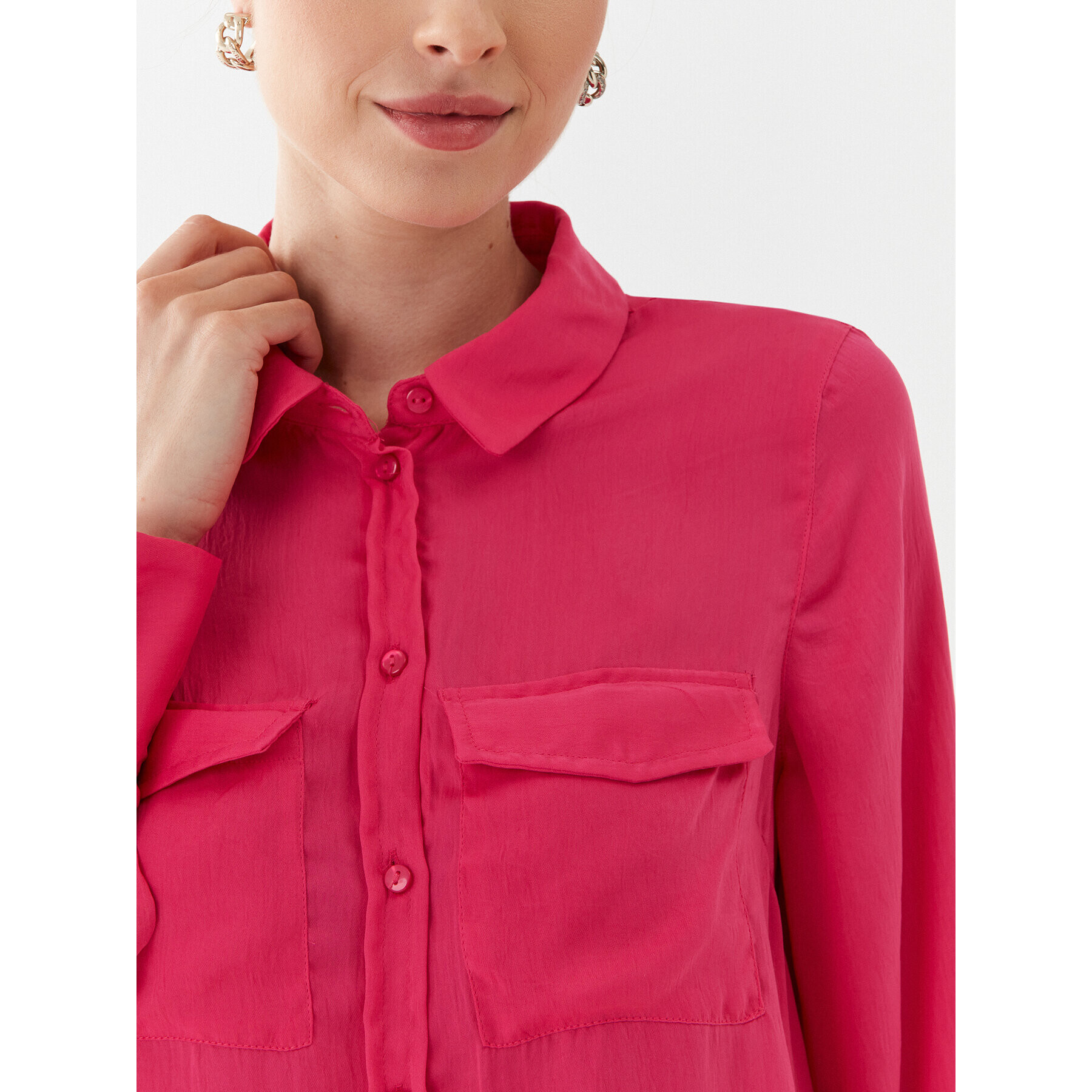 Vero Moda Риза Sunny 10260627 Розов Regular Fit - Pepit.bg