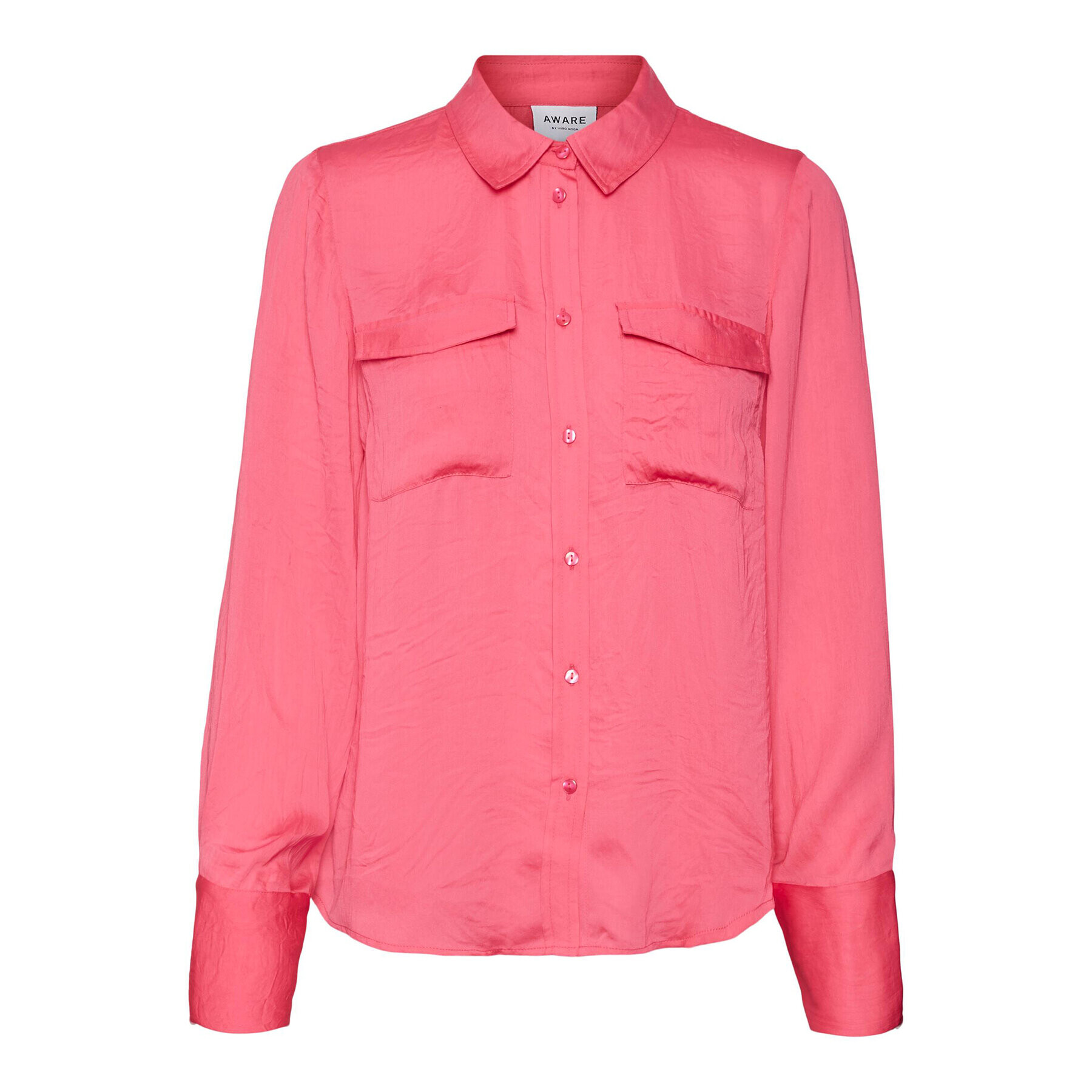 Vero Moda Риза Sunny 10260627 Розов Regular Fit - Pepit.bg