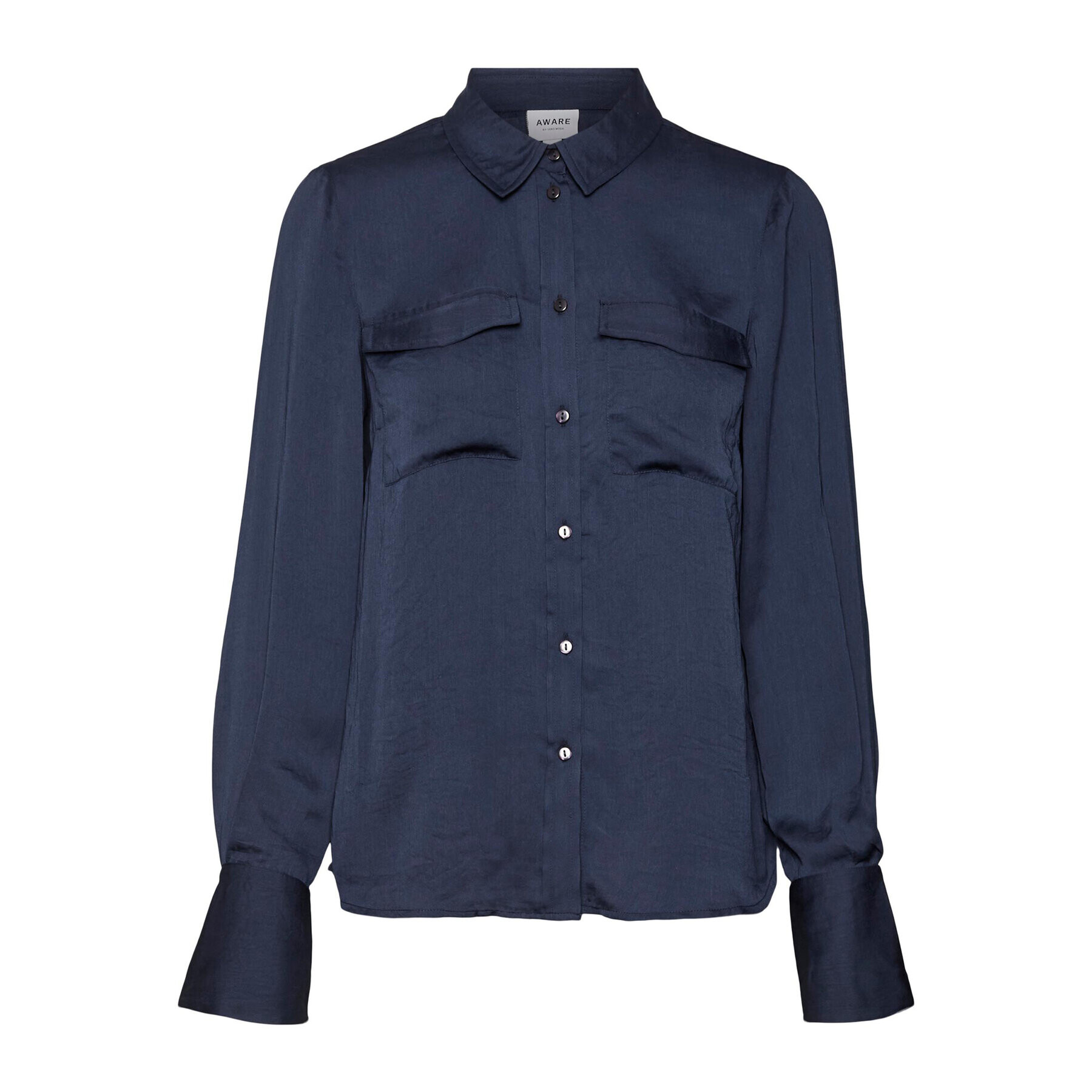 Vero Moda Риза Sunny 10260627 Тъмносин Regular Fit - Pepit.bg