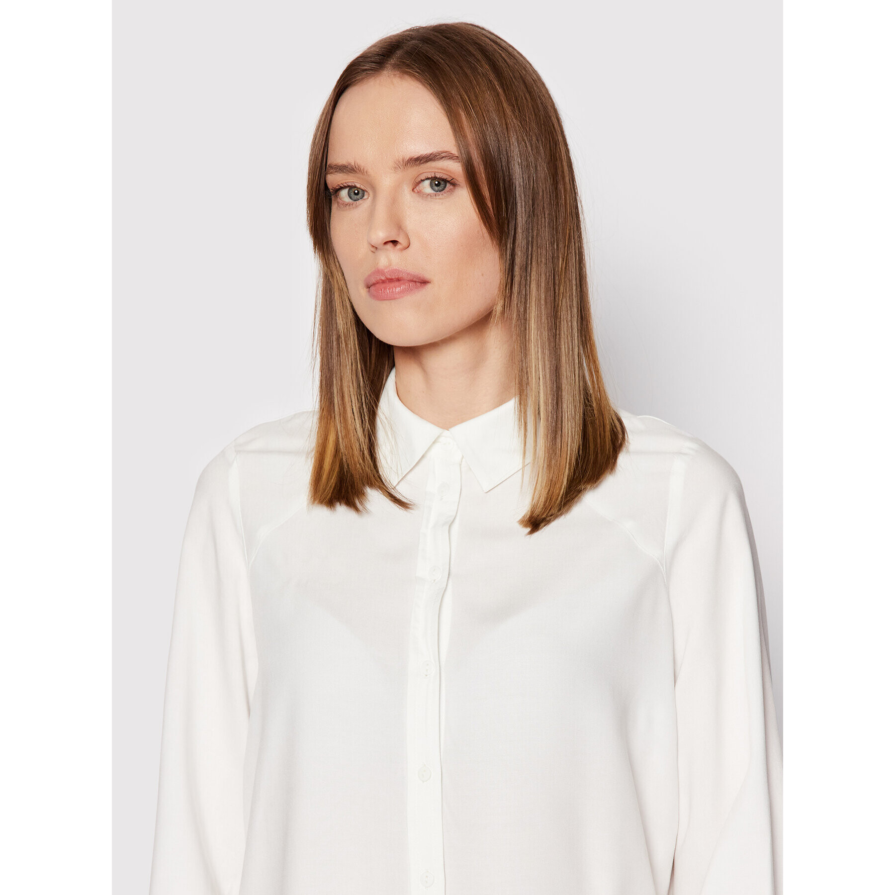Vero Moda Риза Tonia 10263982 Бял Oversize - Pepit.bg