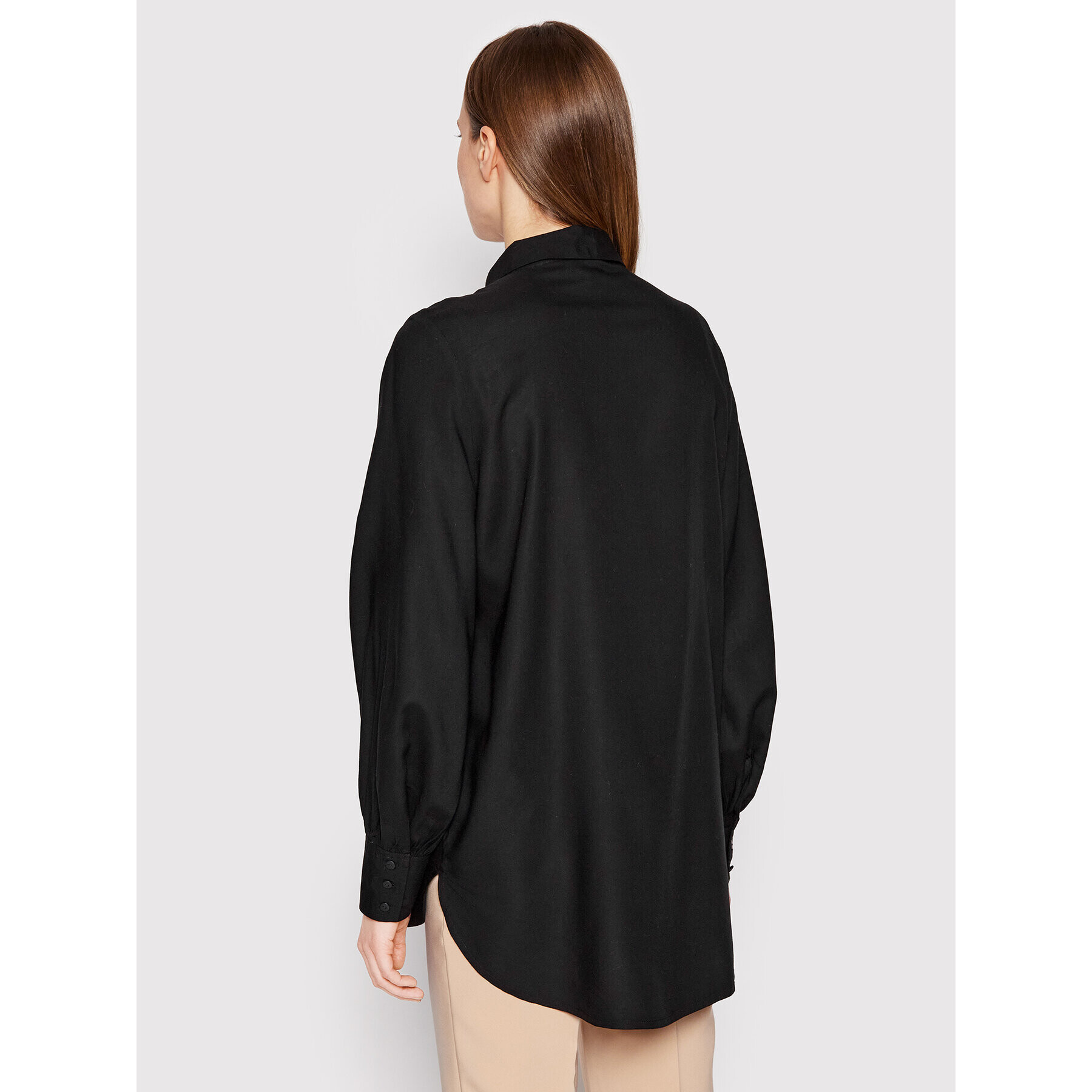 Vero Moda Риза Tonia 10263982 Черен Oversize - Pepit.bg
