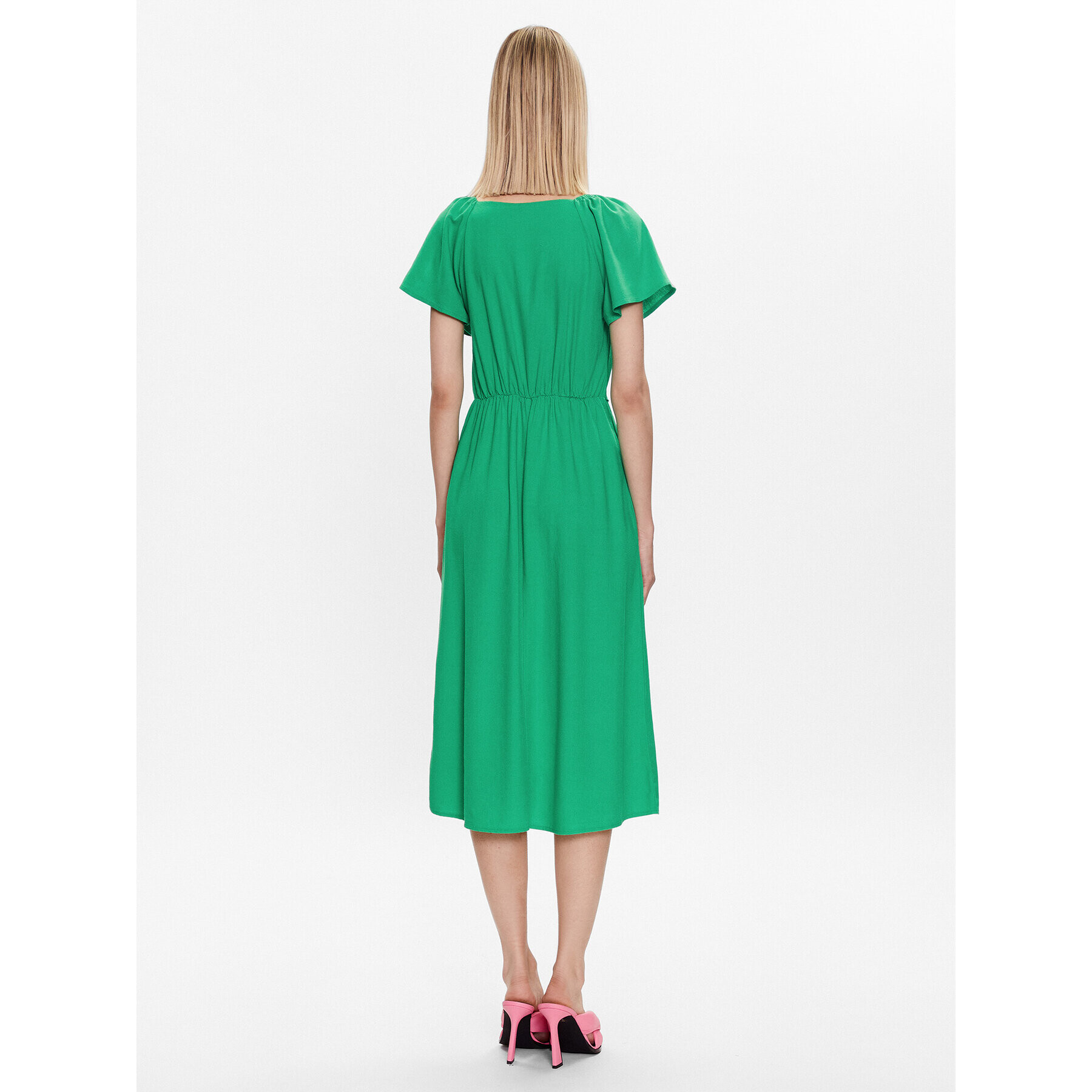 Vero Moda Ежедневна рокля Mymilo 10282500 Зелен Regular Fit - Pepit.bg
