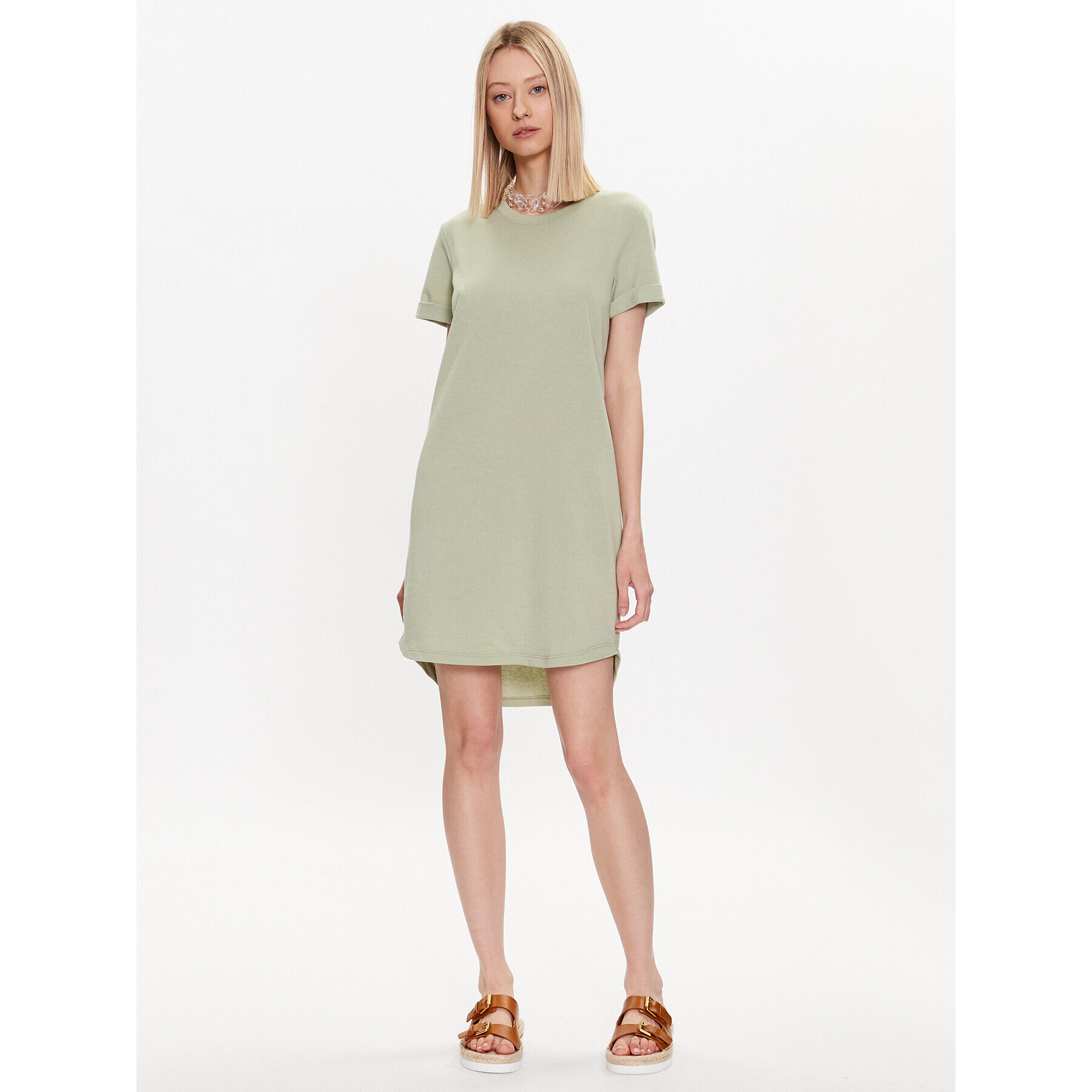Vero Moda Рокля Sasha Milla 10272936 Зелен Regular Fit - Pepit.bg