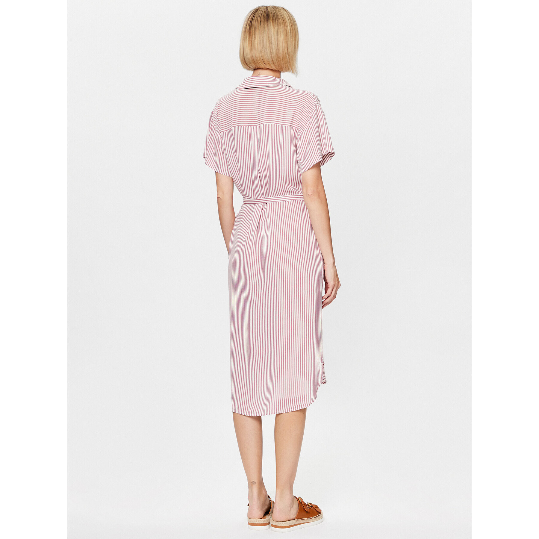 Vero Moda Рокля тип риза Bumpy 10279684 Розов Regular Fit - Pepit.bg