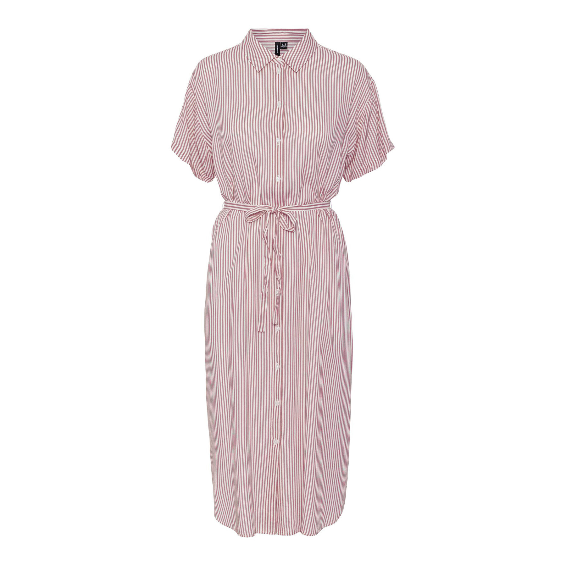 Vero Moda Рокля тип риза Bumpy 10279684 Розов Regular Fit - Pepit.bg