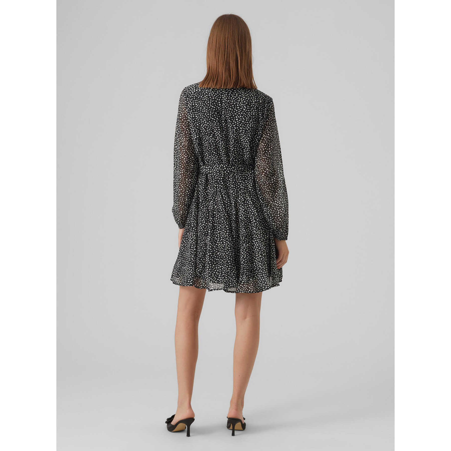 Vero Moda Рокля тип риза 10299195 Черен Regular Fit - Pepit.bg