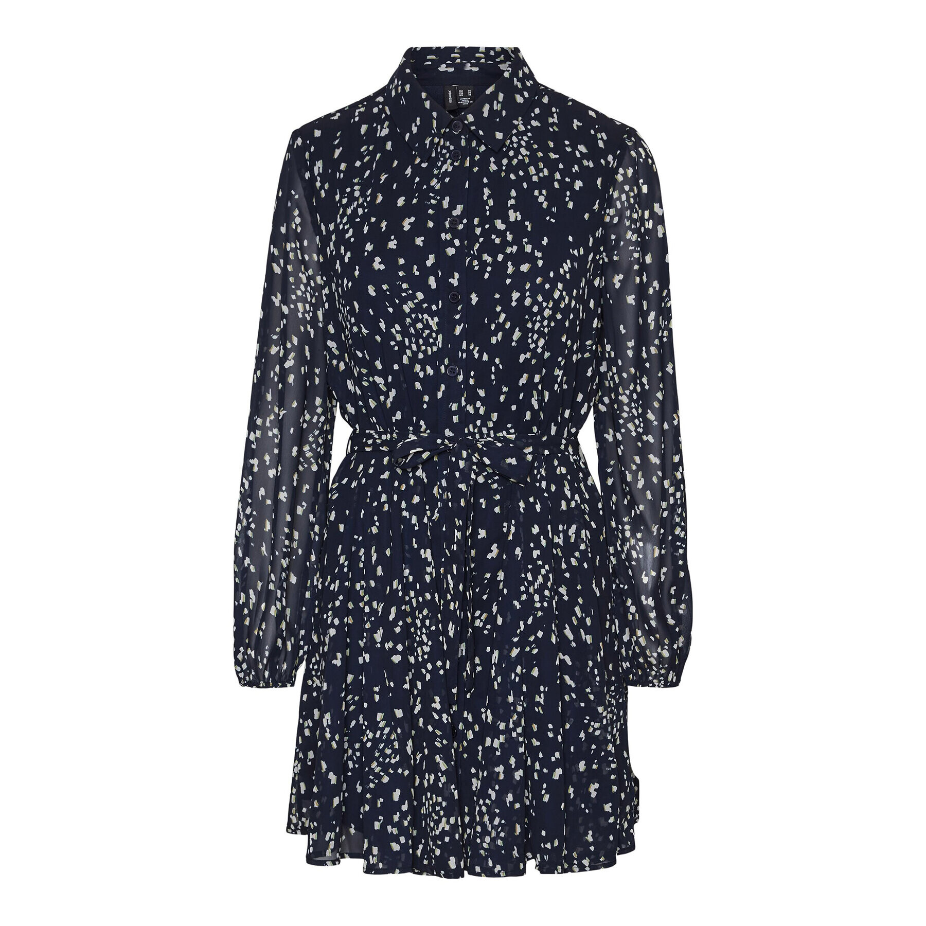 Vero Moda Рокля тип риза 10299195 Тъмносин Regular Fit - Pepit.bg
