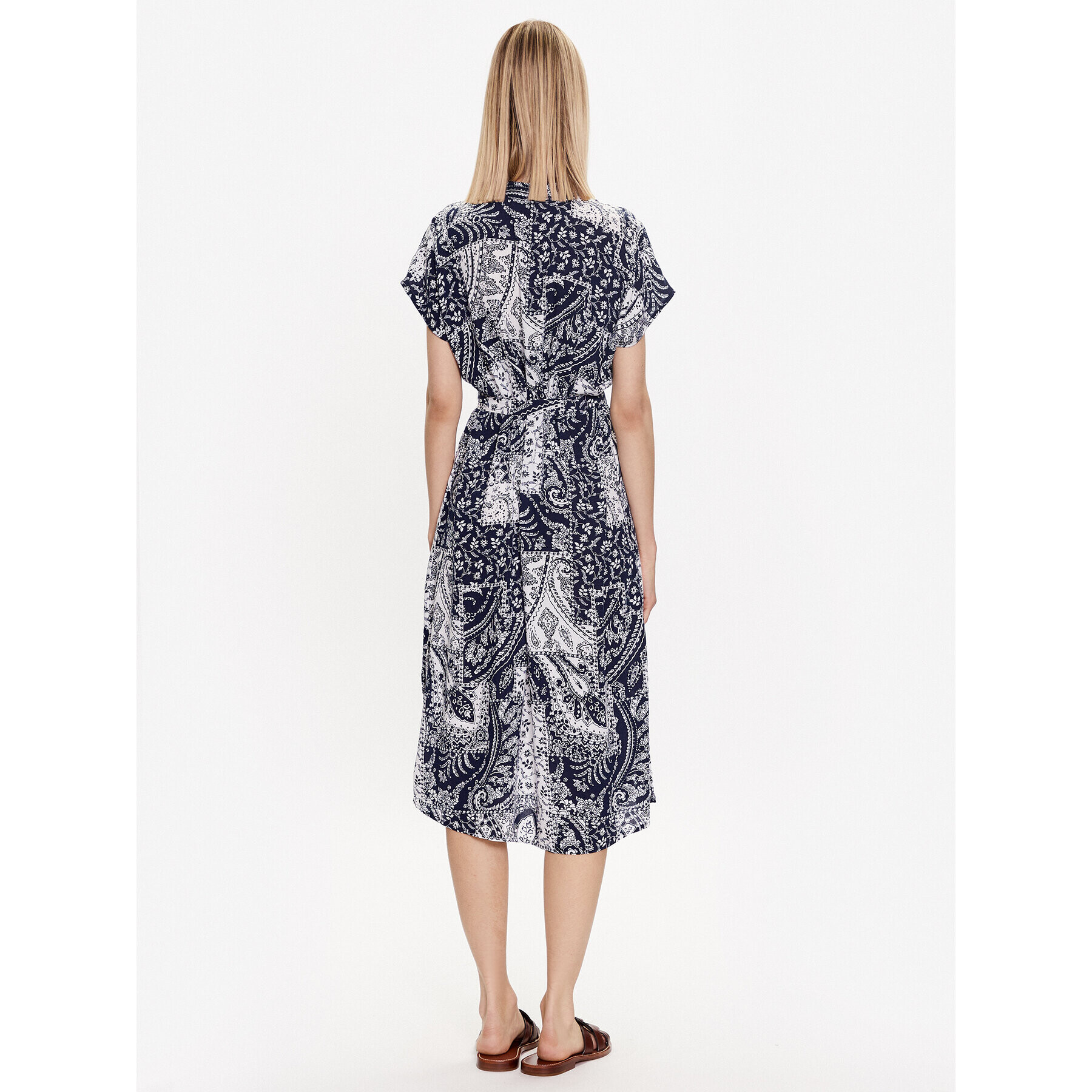 Vero Moda Рокля тип риза Ebba 10288020 Тъмносин Regular Fit - Pepit.bg
