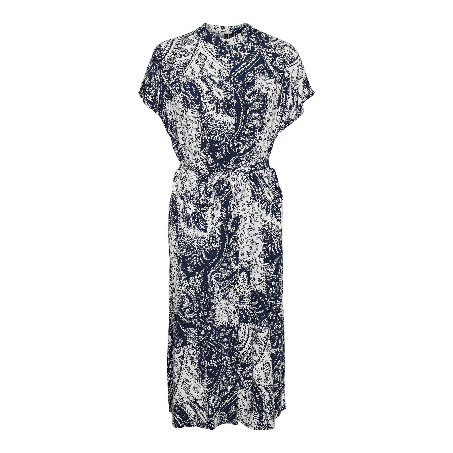 Vero Moda Рокля тип риза Ebba 10288020 Тъмносин Regular Fit - Pepit.bg