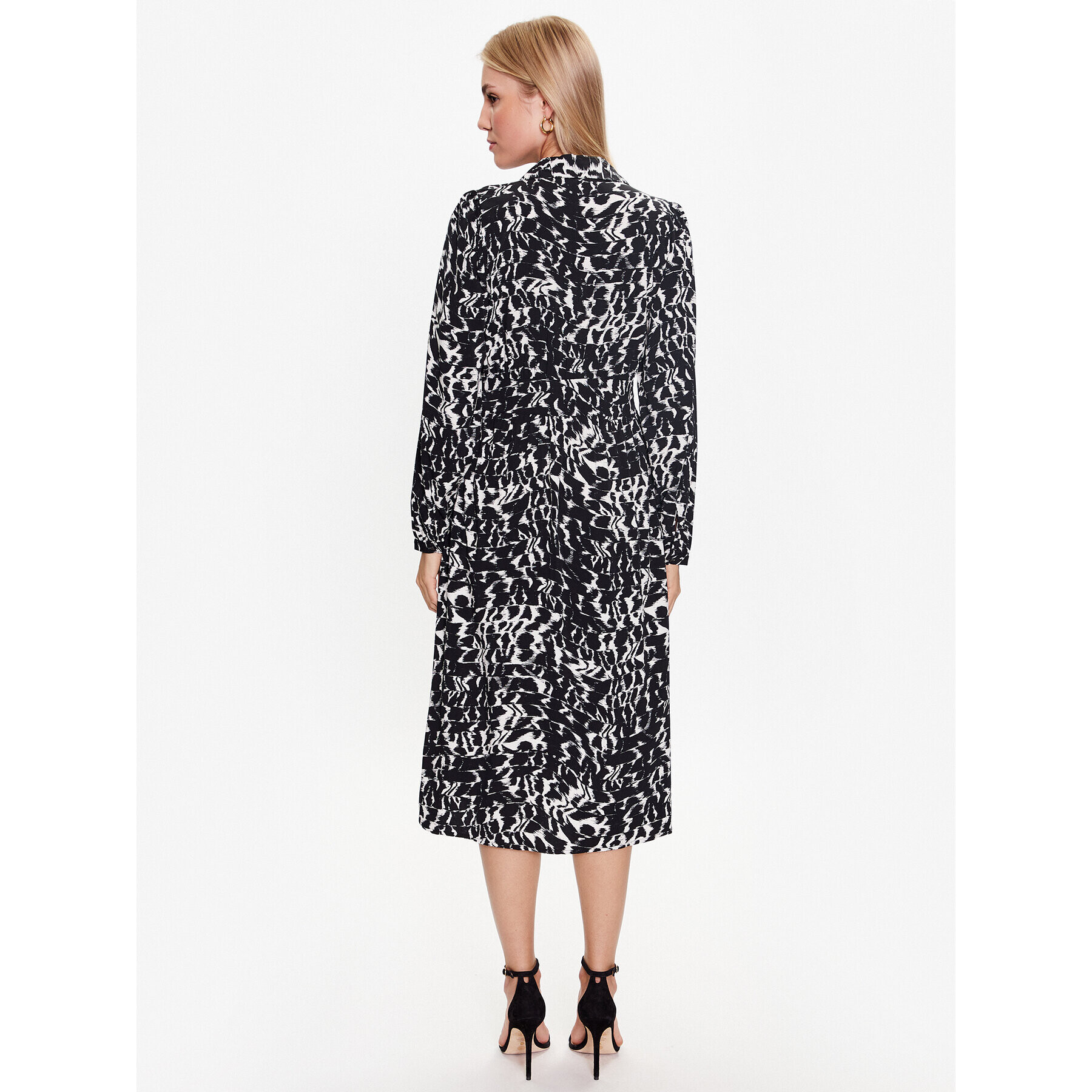 Vero Moda Рокля тип риза Rita 10282267 Черен Standard Fit - Pepit.bg
